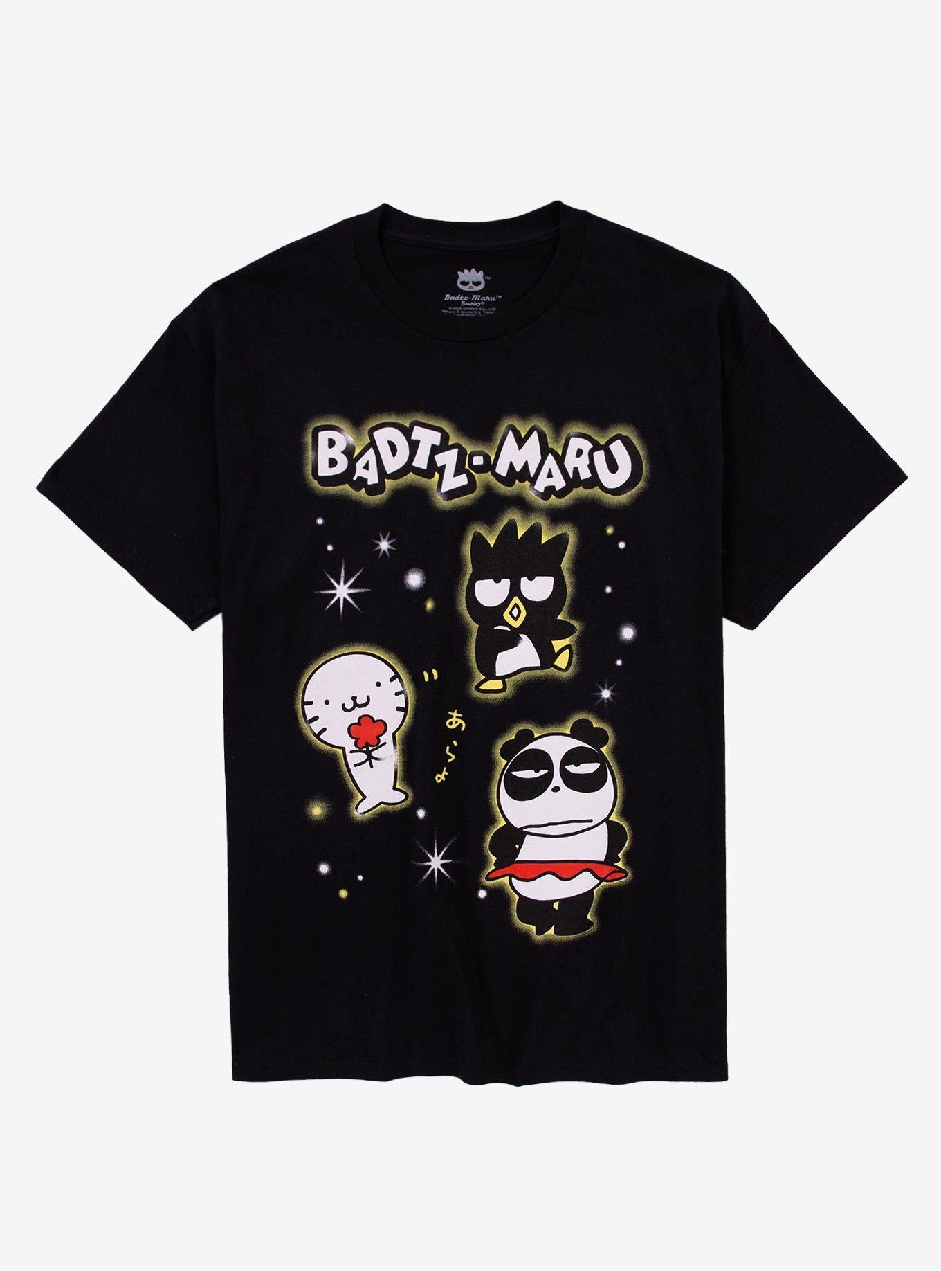 Badtz-Maru Friends Airbrush Art Girls T-Shirt | Trending Graphic Tee For Fans