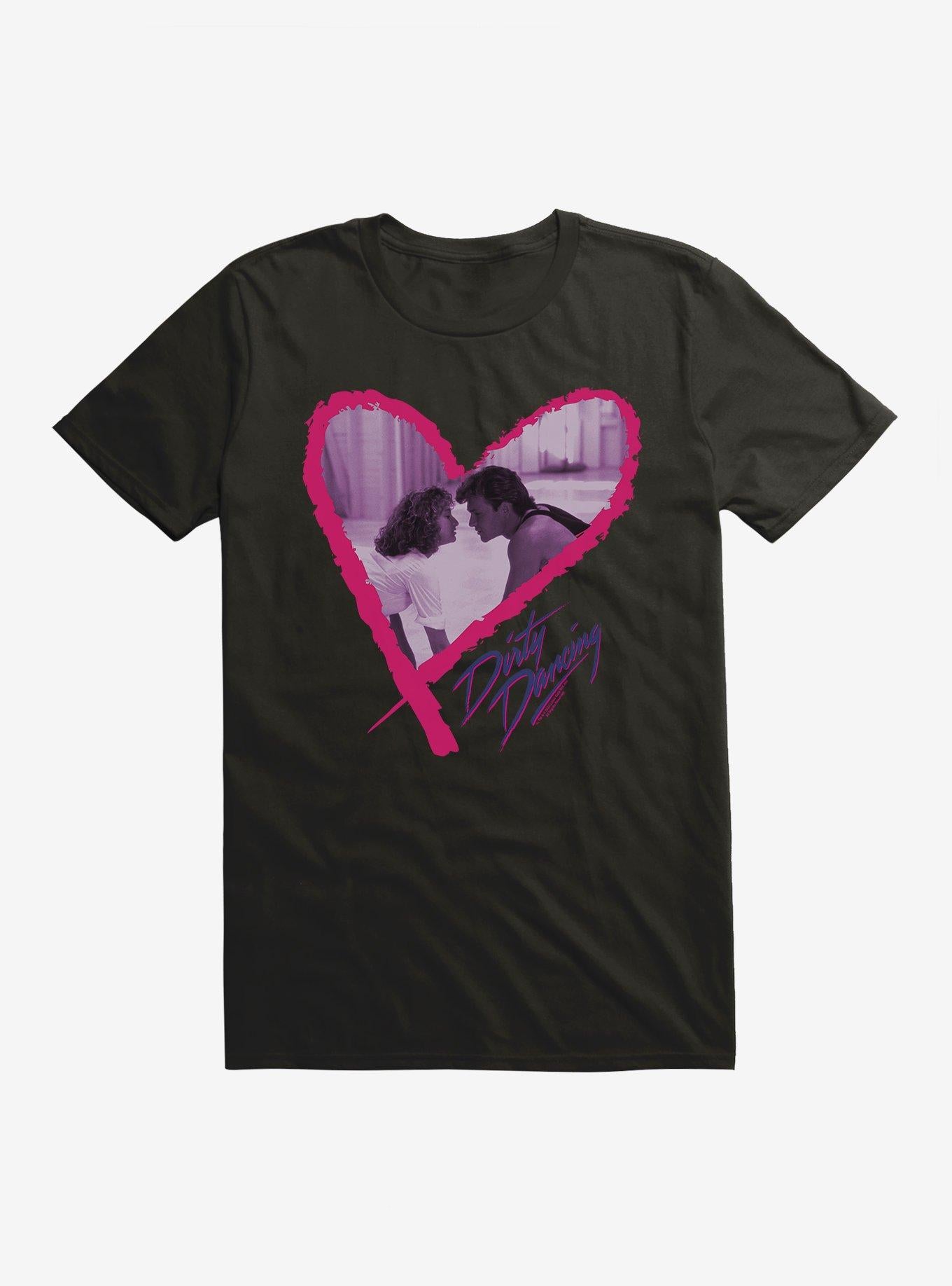 Dirty Dancing Johnny And Baby Heart T-Shirt | Trending Graphic Tee For Fans