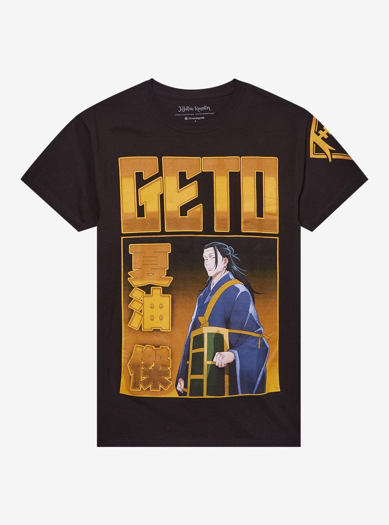 Jujutsu Kaisen Geto Bold Print Girls T-Shirt | Trending Graphic Tee For Fans