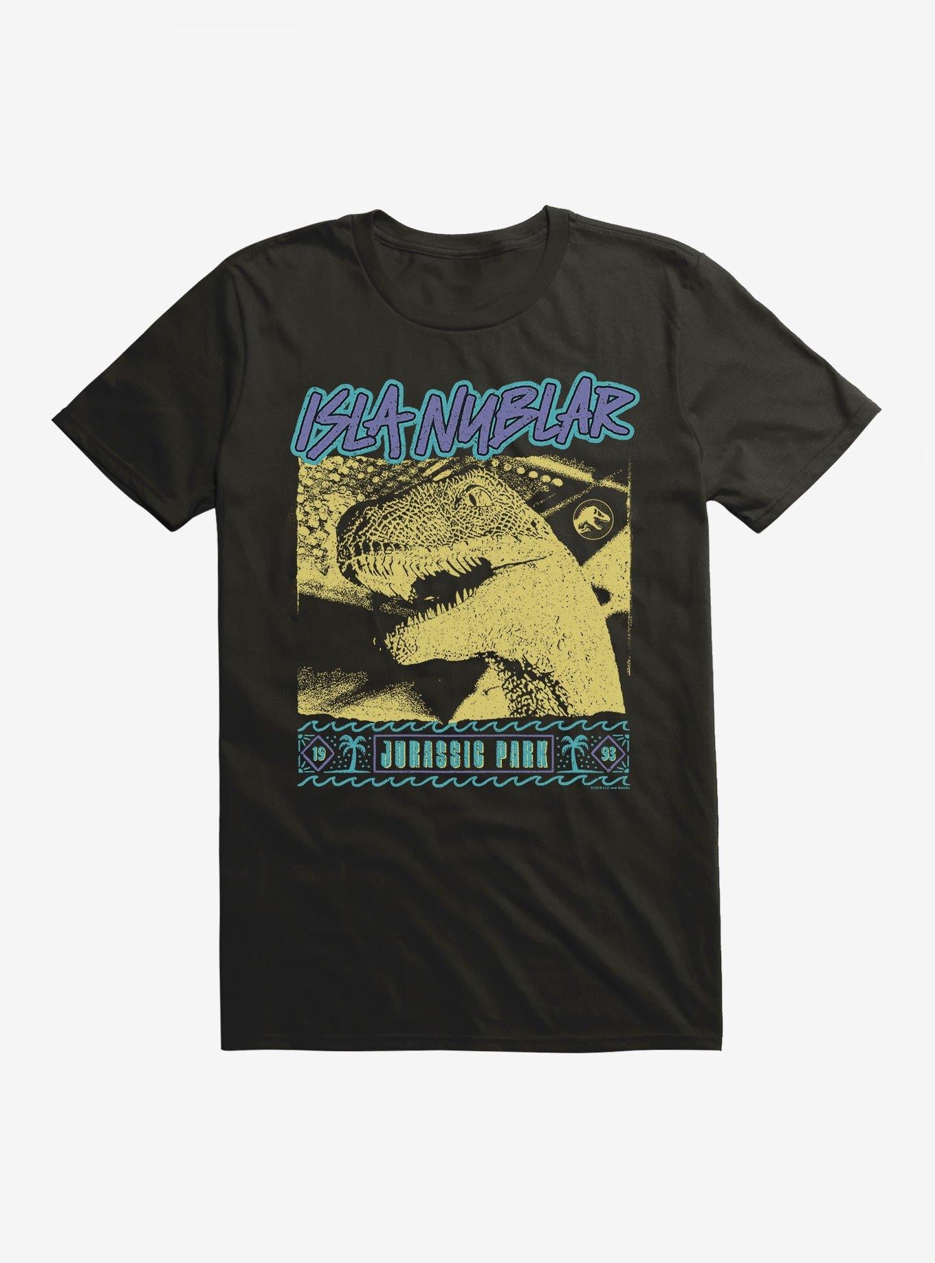 Jurassic Park Isla Nublar 1993 Retro Raptor T-Shirt | Trending Graphic Tee For Fans