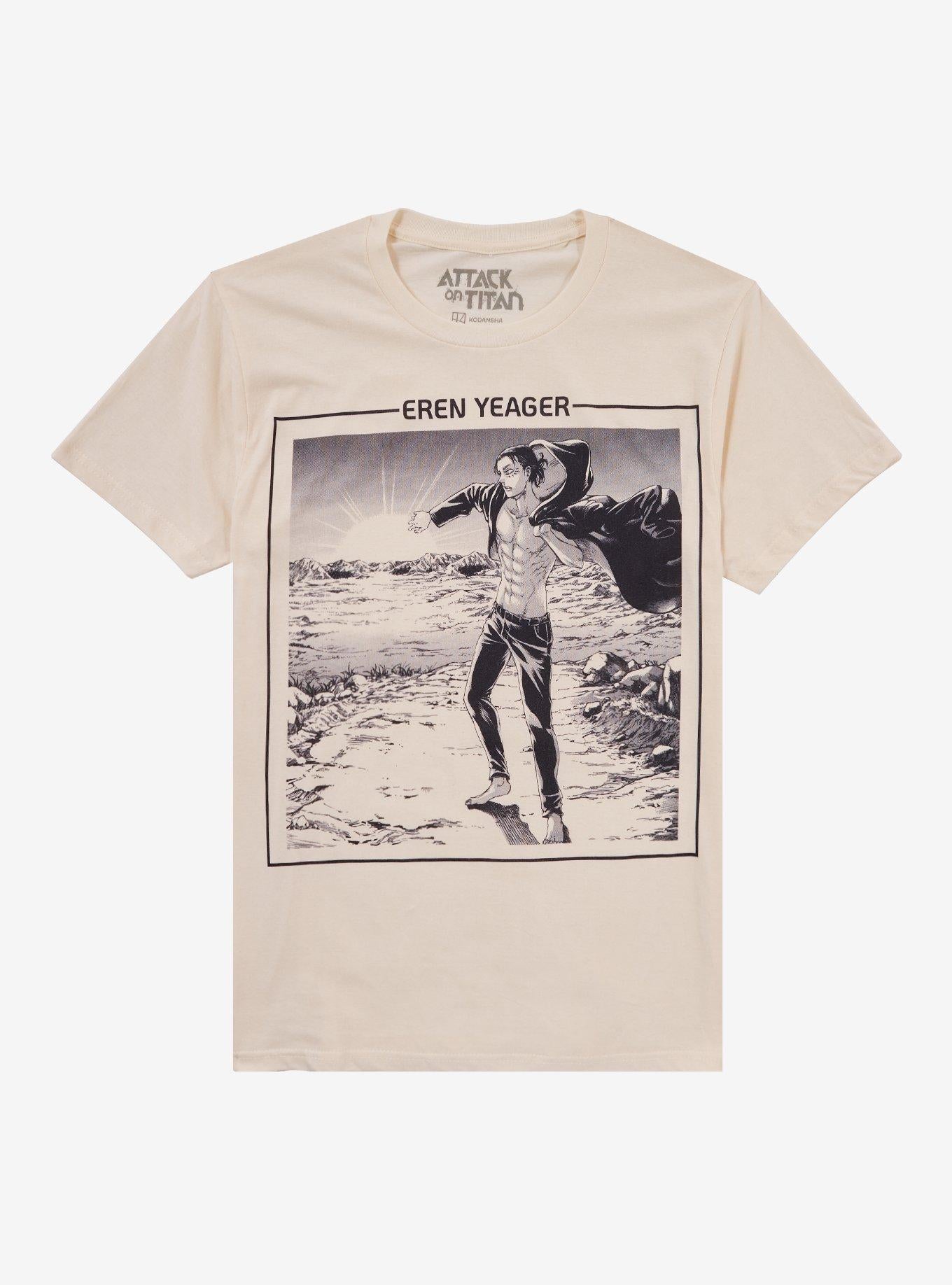 Attack On Titan Eren Yeager Manga Panel T-Shirt | Trending Graphic Tee For Fans