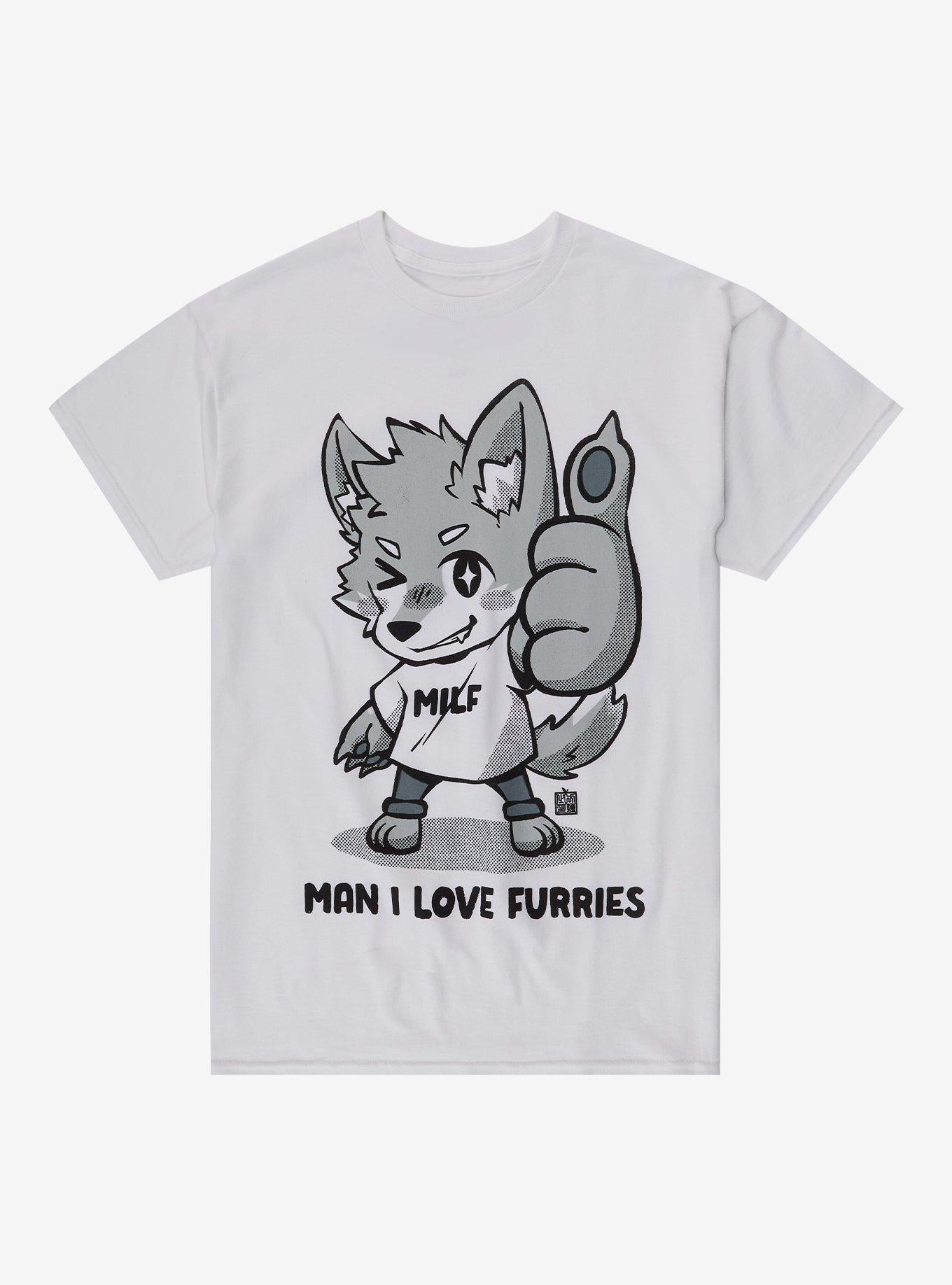 MILF Furry By Square Apple Studios T-Shirt | Trending Graphic Tee For Fans