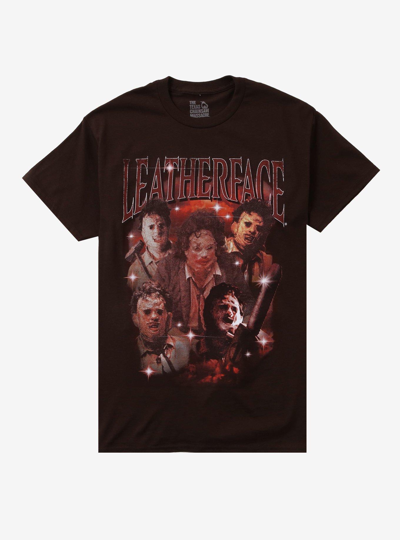 The Texas Chainsaw Massacre Leatherface Collage T-Shirt | Trending Graphic Tee For Fans