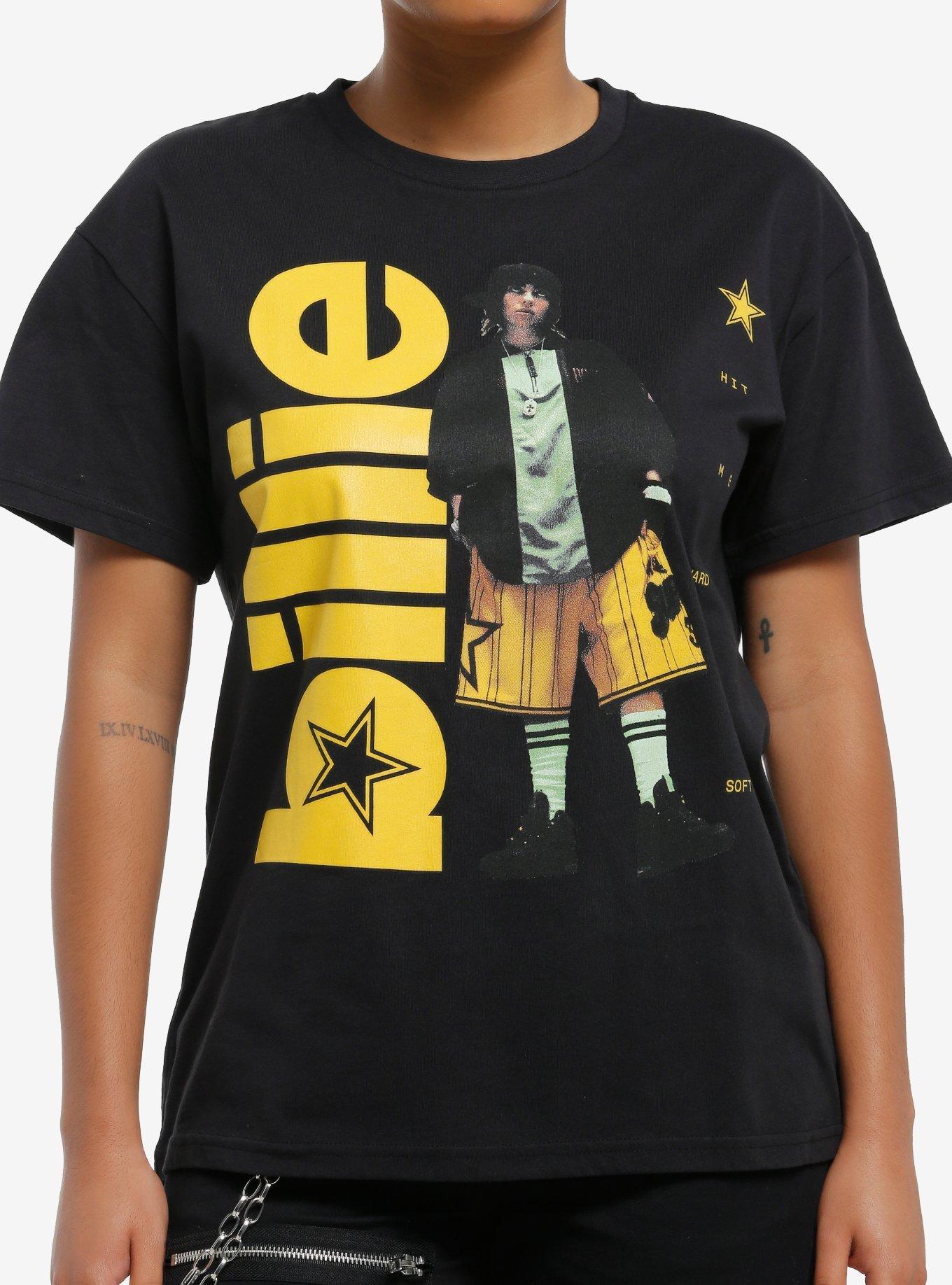 Billie Eilish Hit Me Hard And Soft Star Portrait T-Shirt | Trending Graphic Tee For Fans