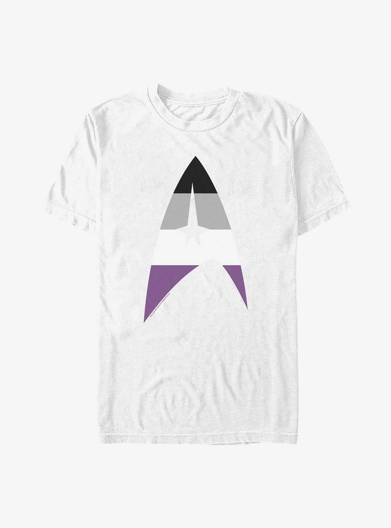 Star Trek Asexual Flag Logo T-Shirt | Trending Graphic Tee For Fans
