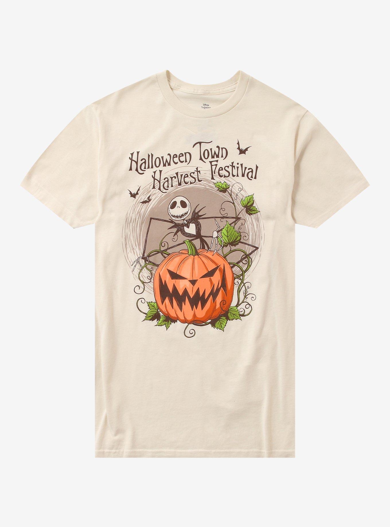 The Nightmare Before Christmas Pumpkin Harvest Girls T-Shirt | Trending Graphic Tee For Fans