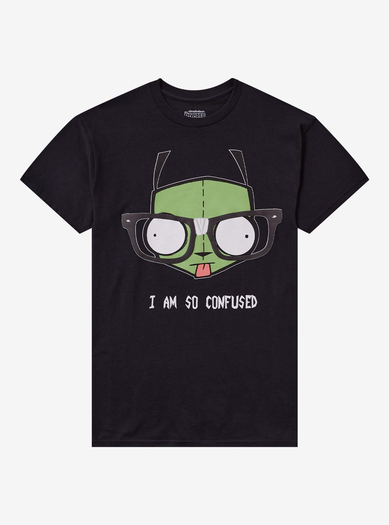 Invader Zim GIR So Confused Girls T-Shirt | Trending Graphic Tee For Fans