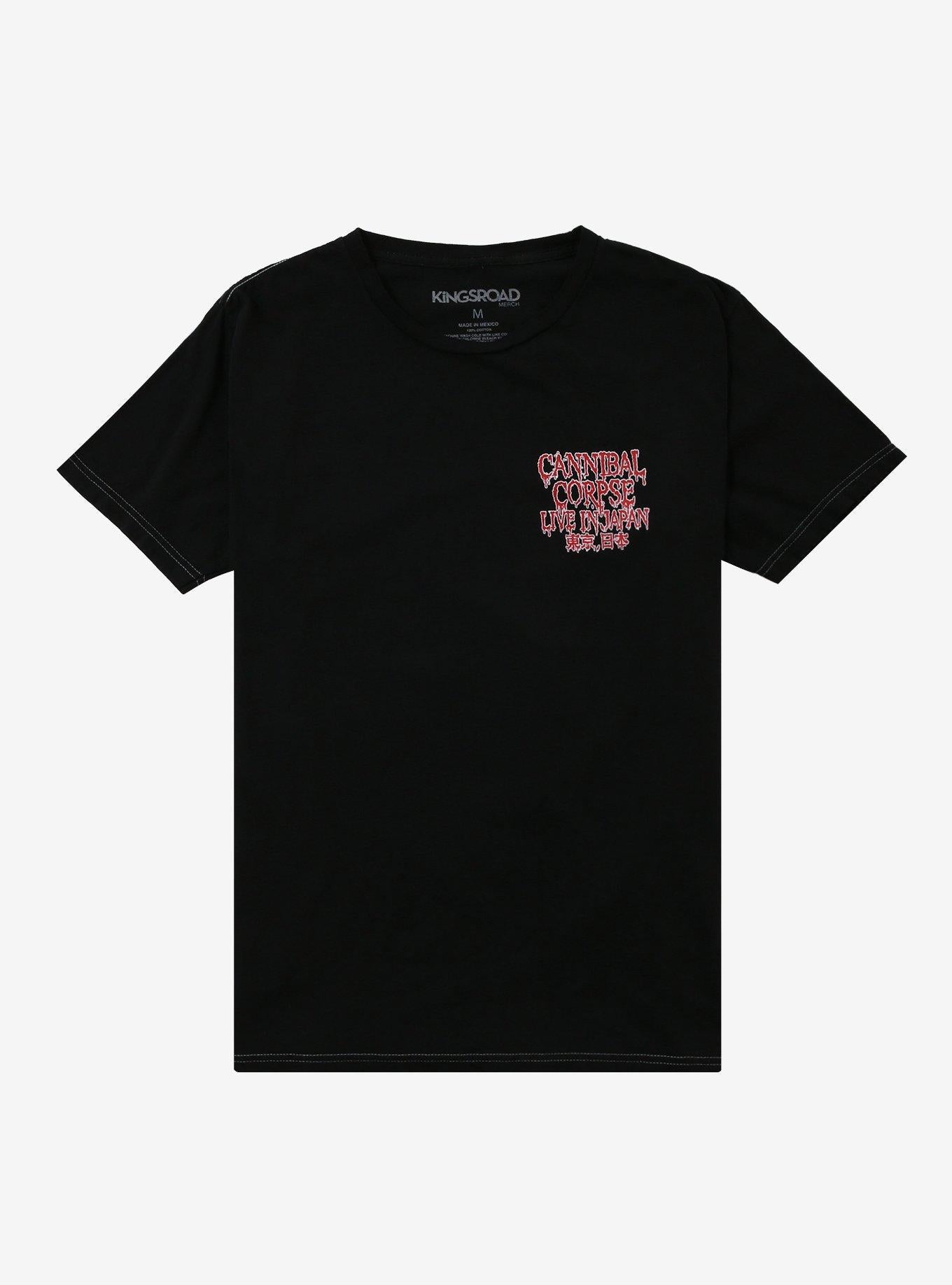 Cannibal Corpse Live In Japan Two-Sided T-Shirt | Trending Graphic Tee For Fans