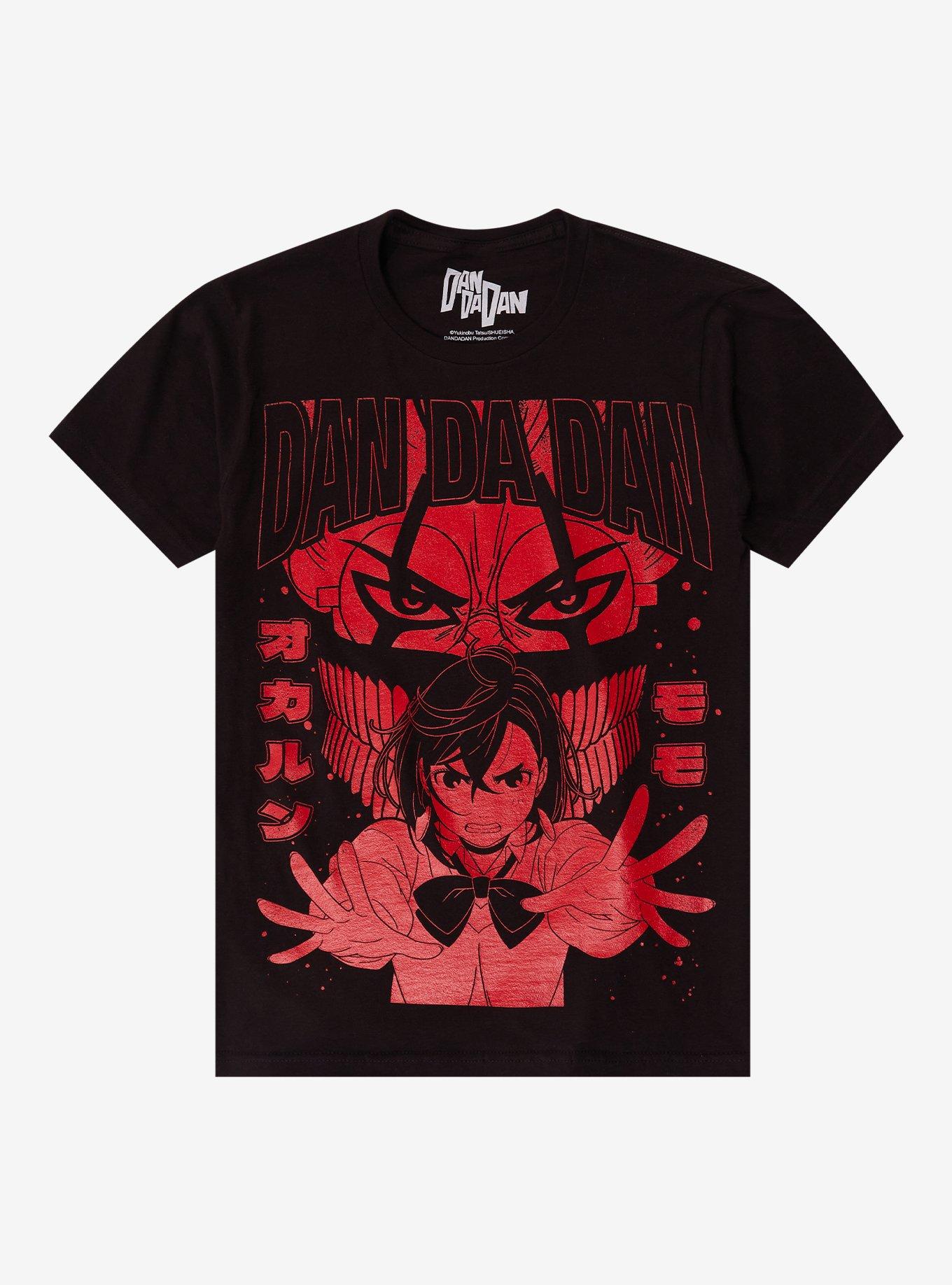 Dandadan Okarun & Momo Red Portrait T-Shirt | Trending Graphic Tee For Fans
