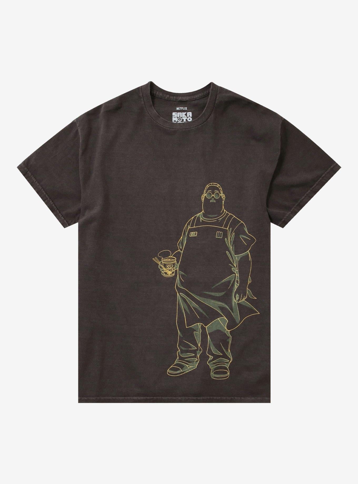Sakamoto Days Taro Profile Double-Sided Kanji T-Shirt | Trending Graphic Tee For Fans