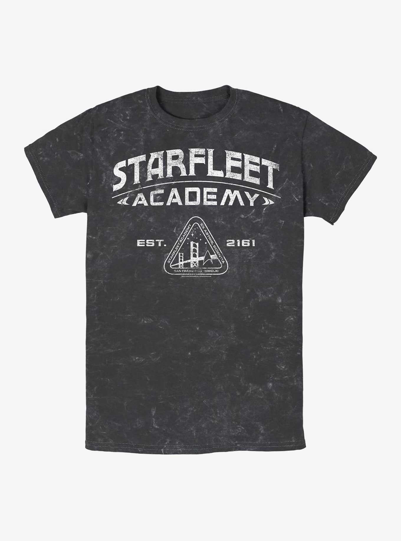 Star Trek Starfleet Academics Mineral Wash T-Shirt | Trending Graphic Tee For Fans
