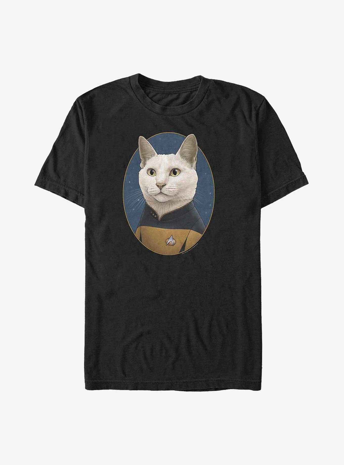 Star Trek Data Cat T-Shirt | Trending Graphic Tee For Fans