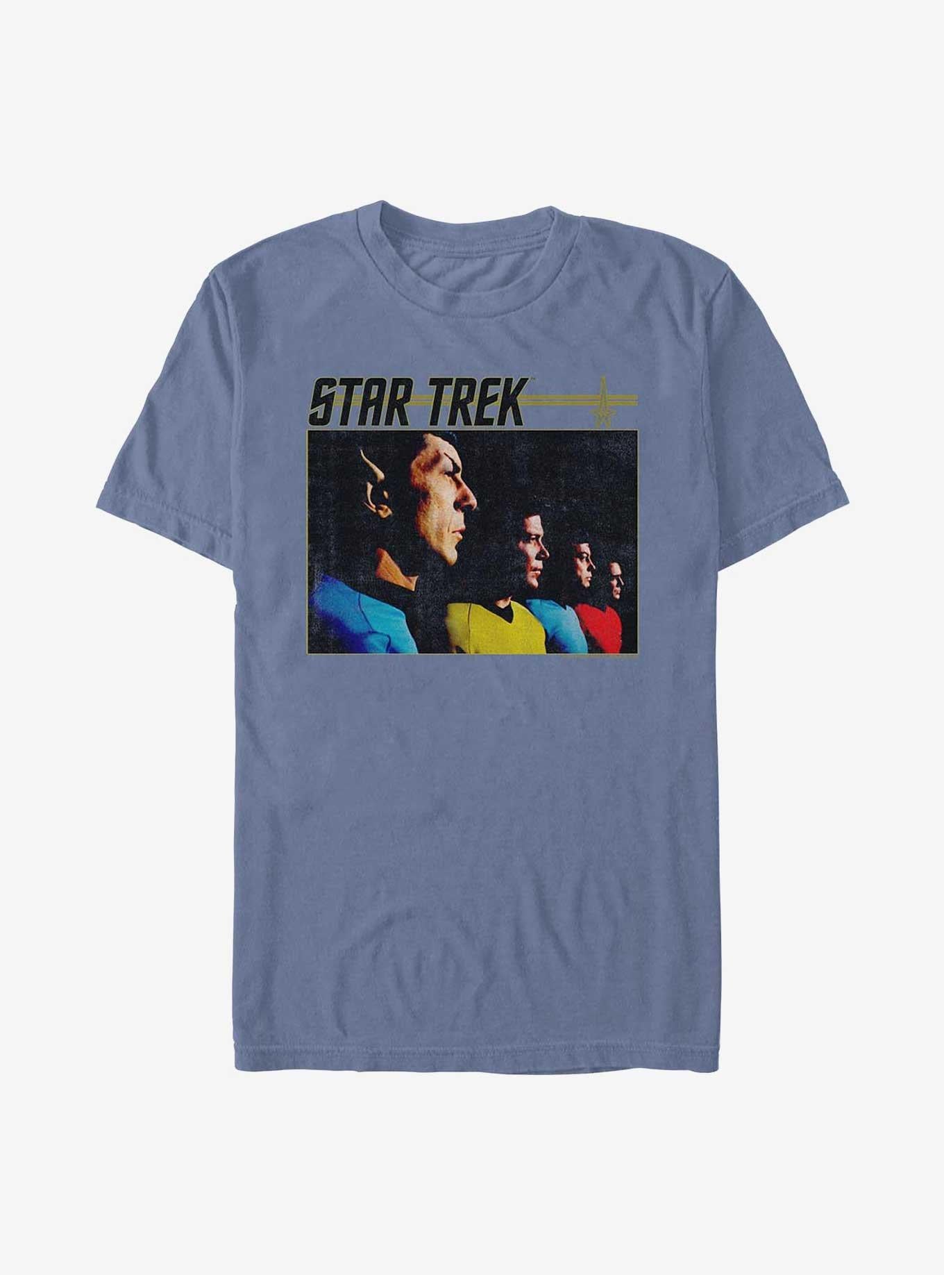 Star Trek Vintage Lineup Garment Dye T-Shirt | Trending Graphic Tee For Fans
