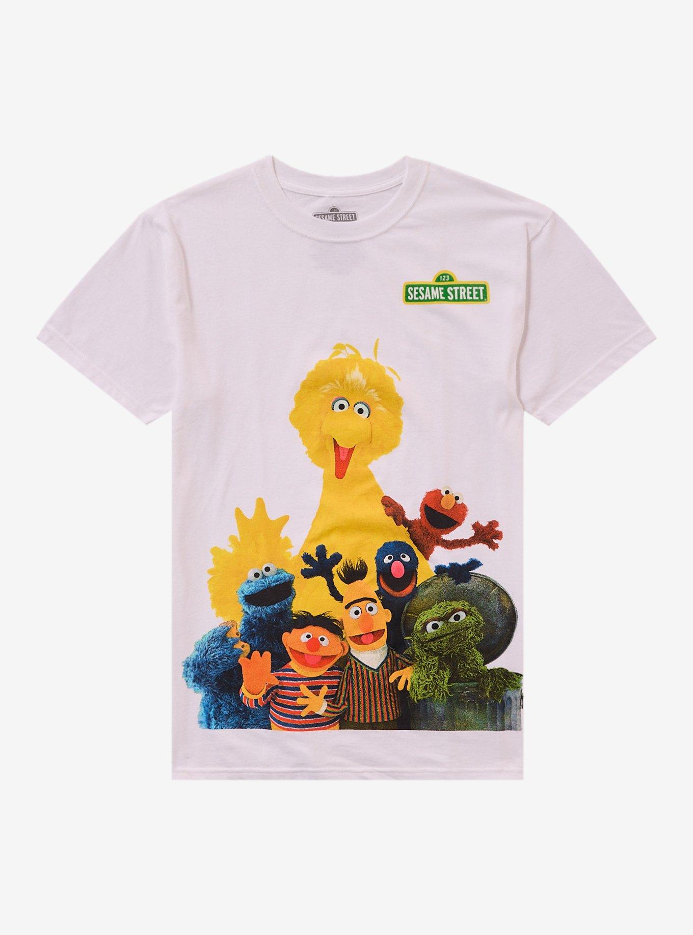 Sesame Street Group Photo T-Shirt | Trending Graphic Tee For Fans