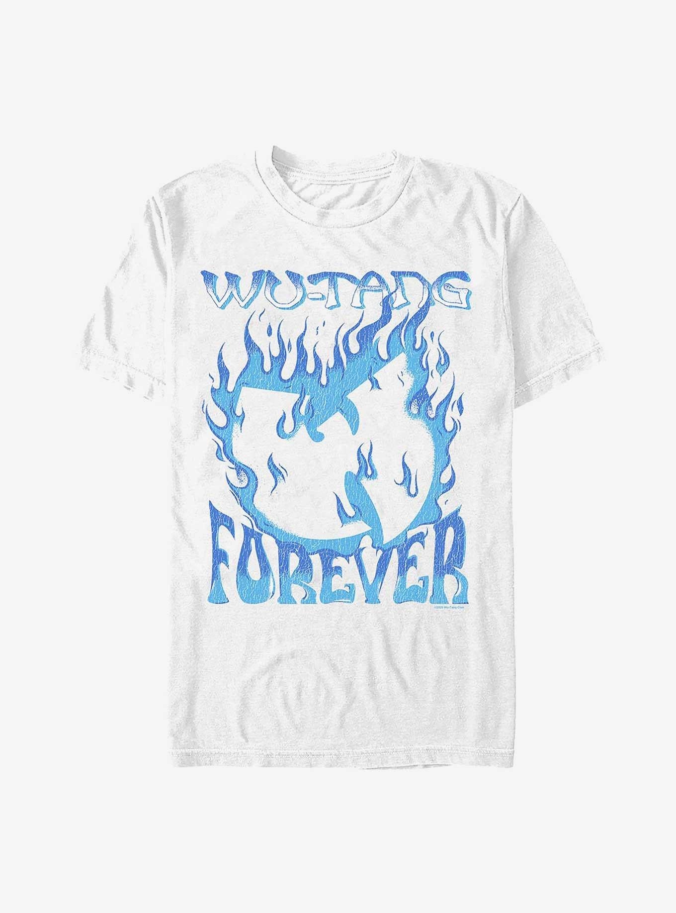 Wu-Tang Forever Blue Fire T-Shirt | Trending Graphic Tee For Fans