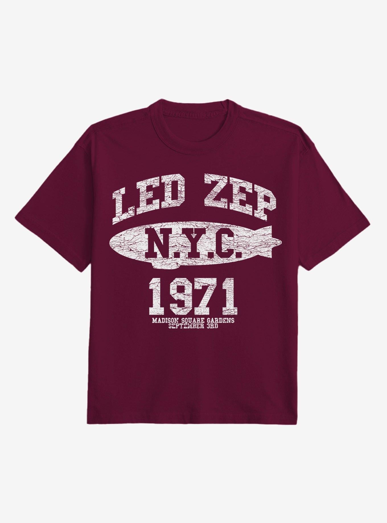 Led Zeppelin Madison Square Garden 1971 Concert T-Shirt | Trending Graphic Tee For Fans