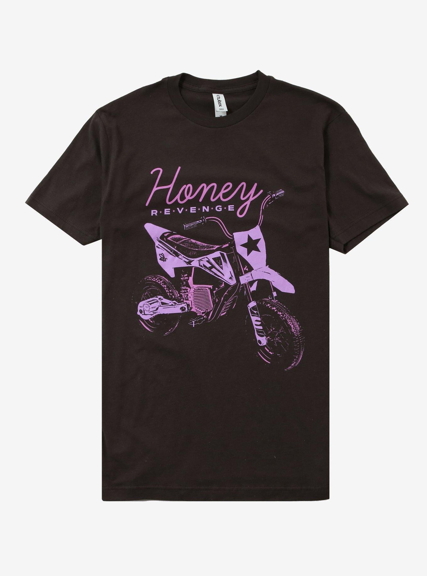 Honey Revenge Pink Motorcycle T-Shirt | Trending Graphic Tee For Fans