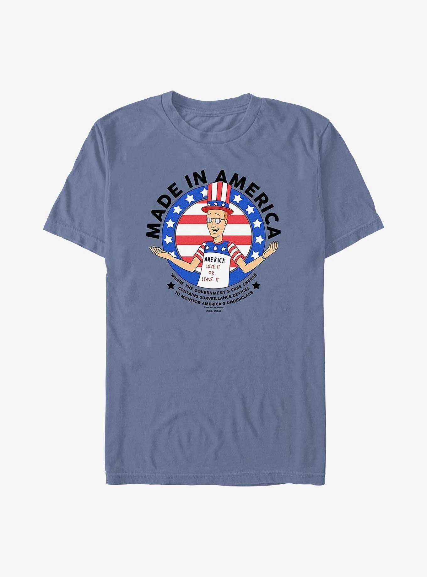 King Of The Hill Government Free Cheese Garment Dye T-Shirt | Trending Graphic Tee For Fans