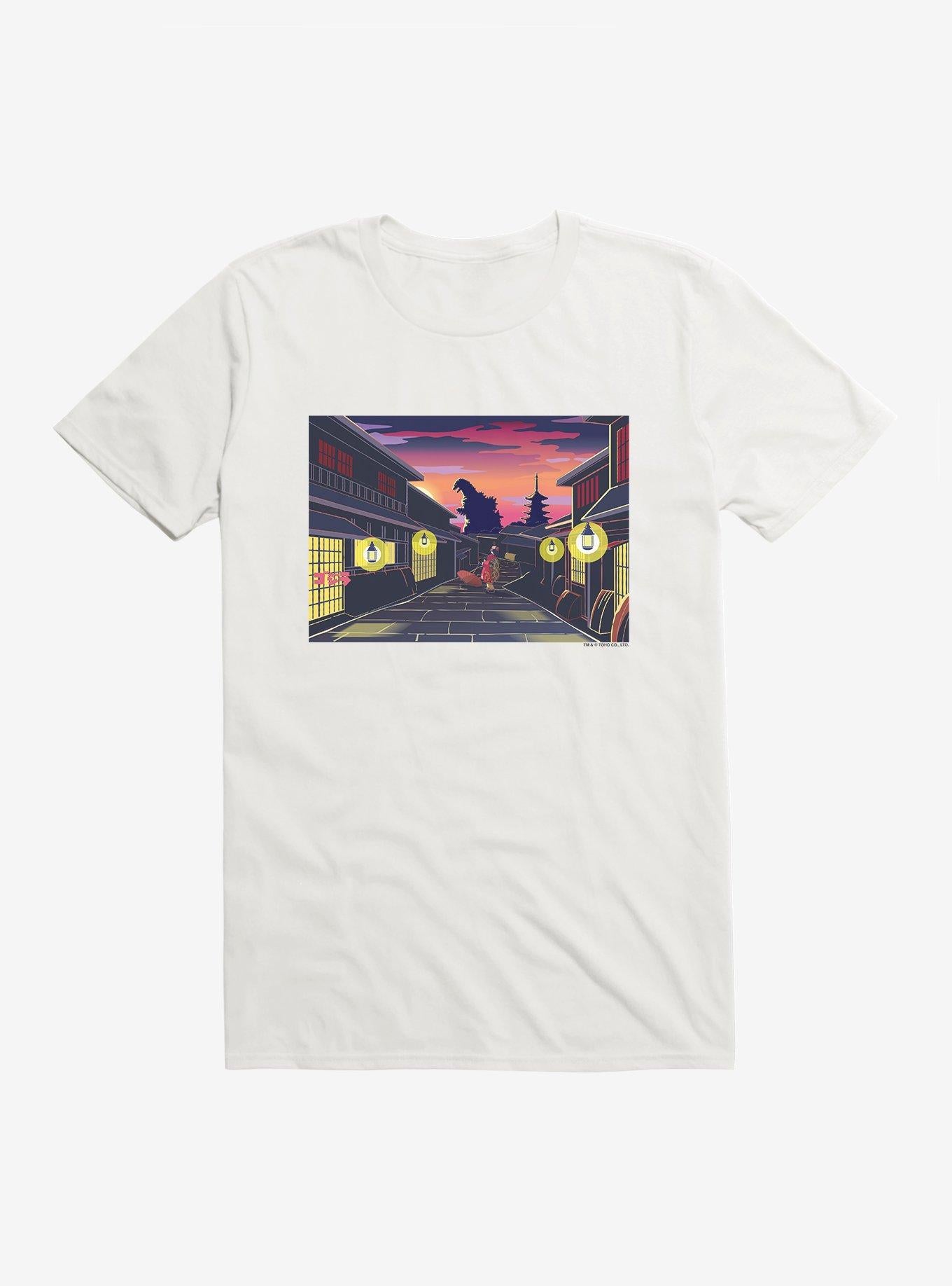 Godzilla Kabuki Sunset T-Shirt | Trending Graphic Tee For Fans