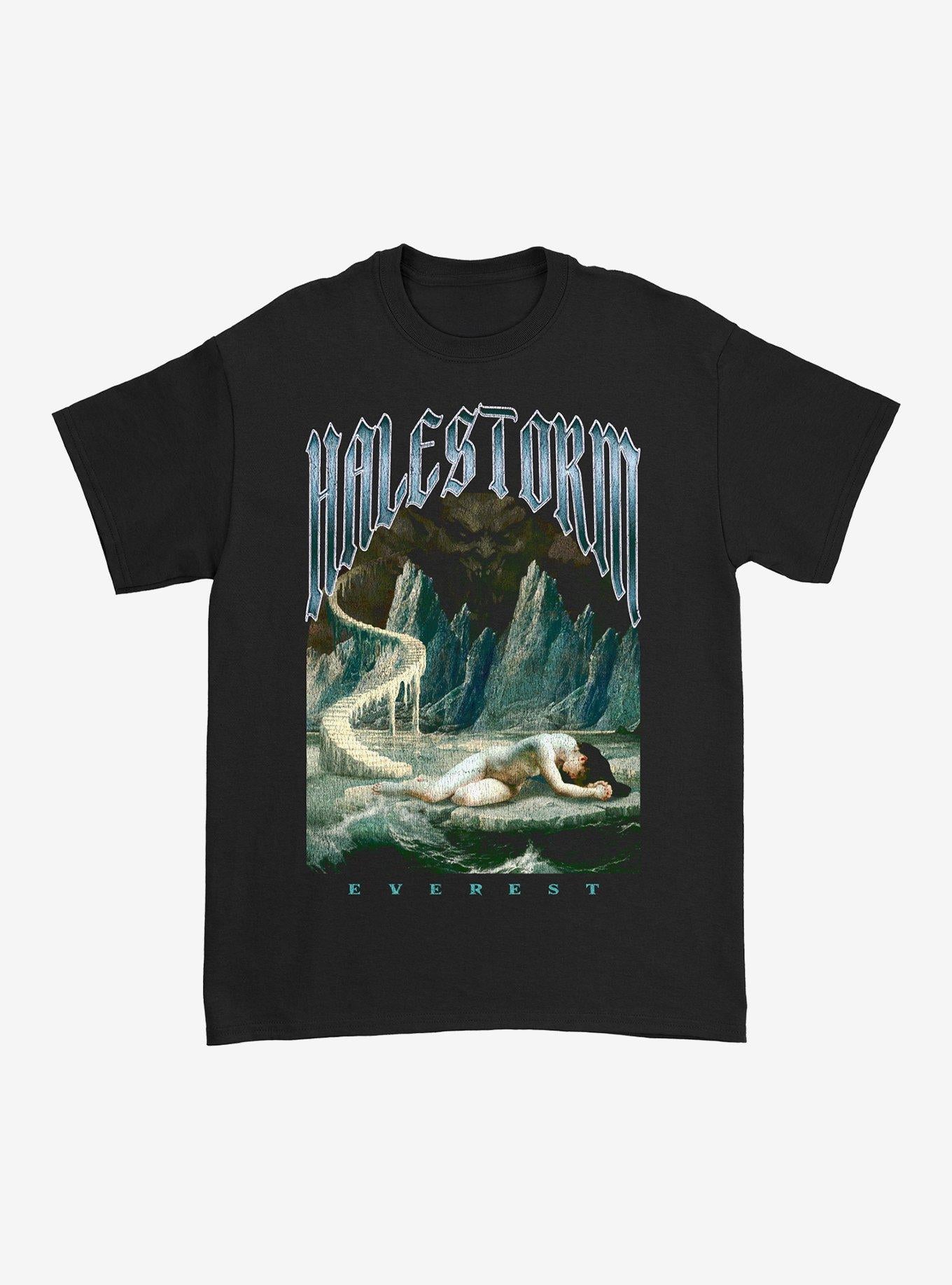 Halestorm Everest Album Cover Hot Topic Exclusive T-Shirt | Trending Graphic Tee For Fans