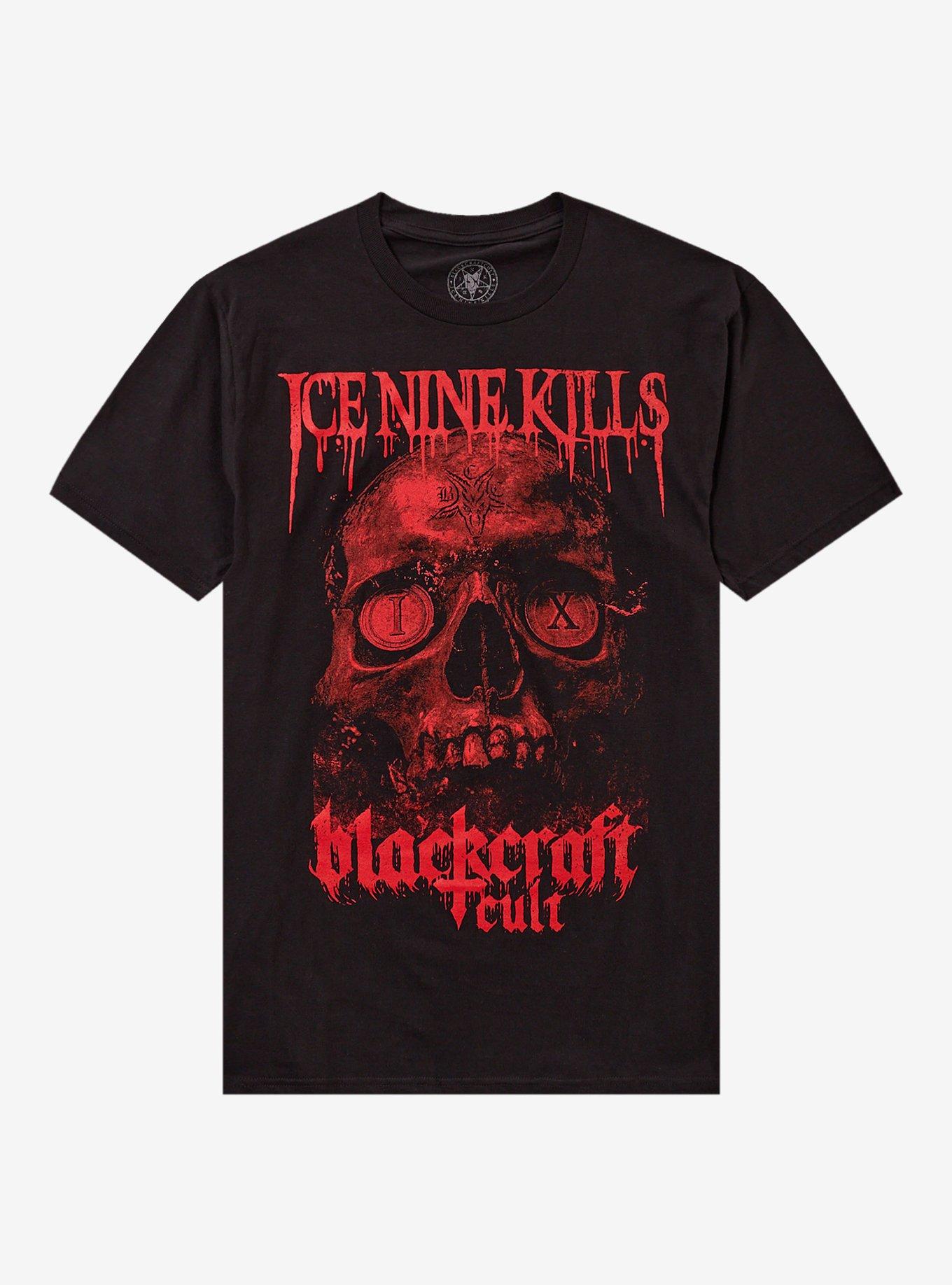 Ice Nine Kills X Blackcraft Cult Skull T-Shirt | Trending Graphic Tee For Fans