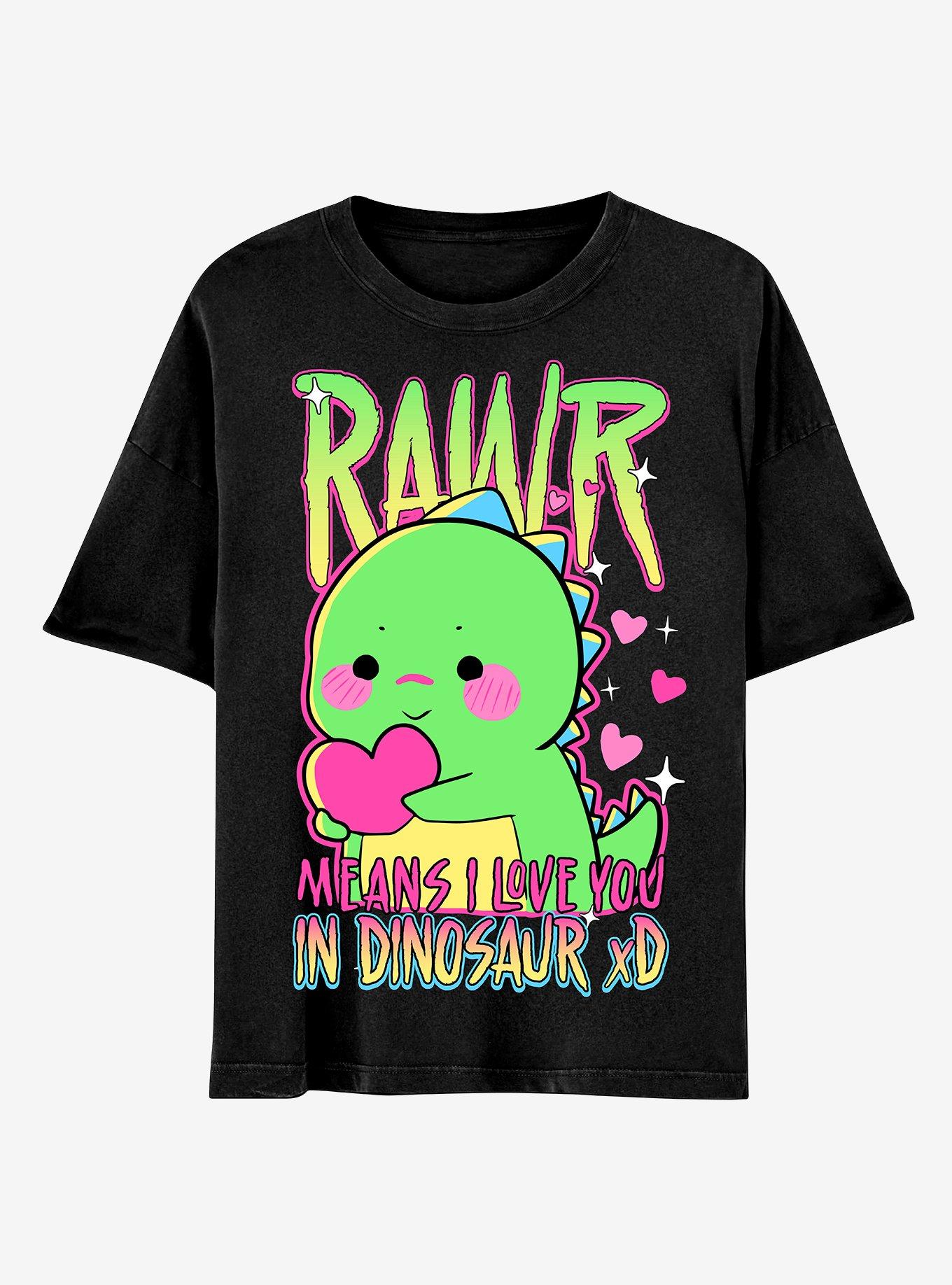 Rawr Dinosaur Love T-Shirt | Trending Graphic Tee For Fans