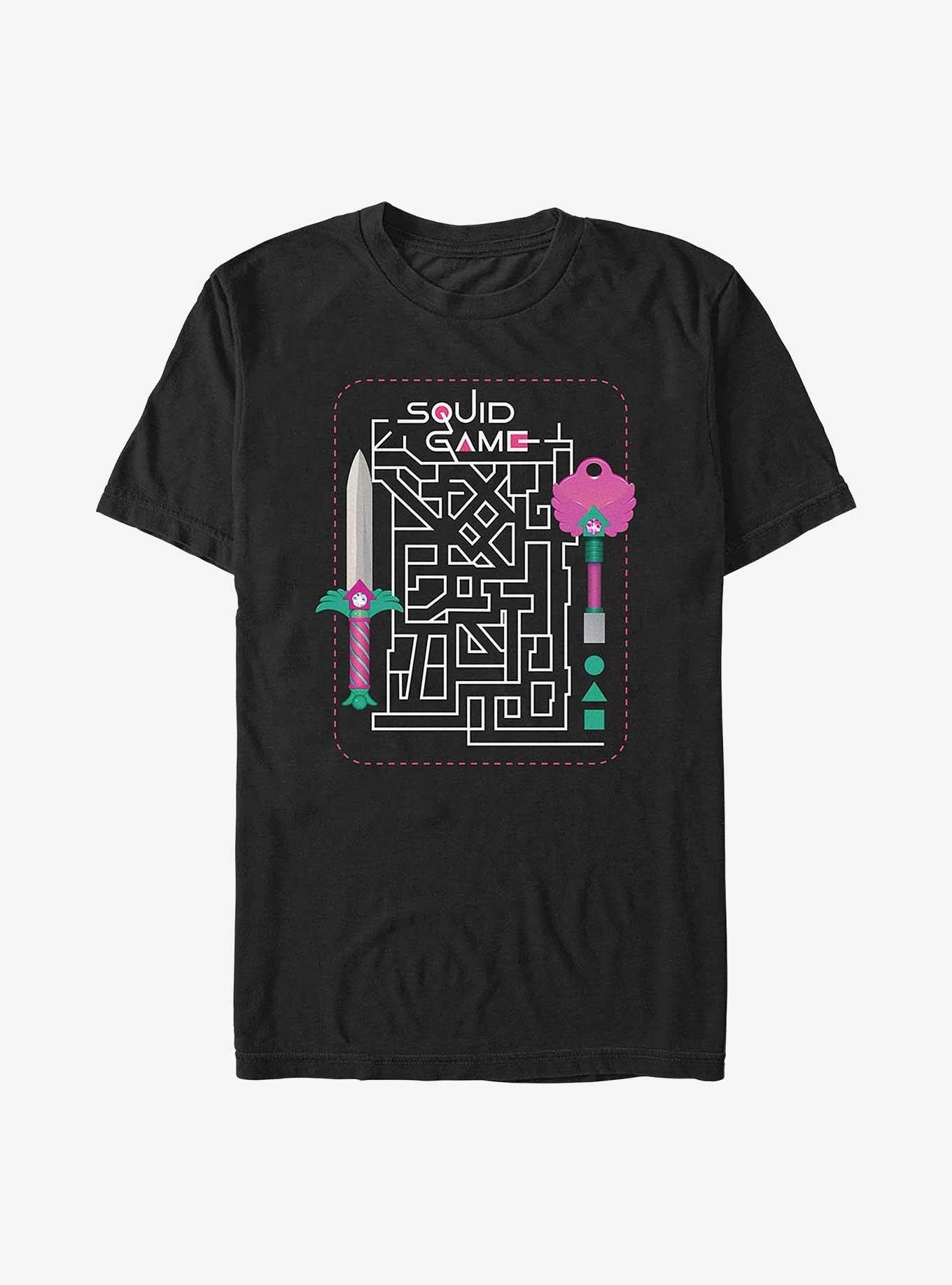Squid Game Maze T-Shirt | Trending Graphic Tee For Fans