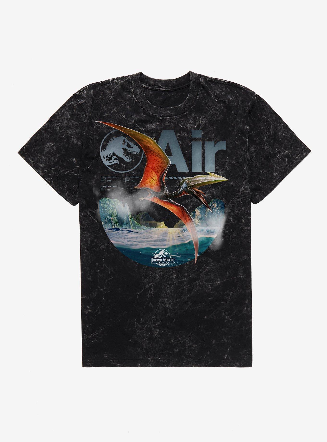 Jurassic World Rebirth Air Quetzalcoatlus Mineral Wash T-Shirt | Trending Graphic Tee For Fans