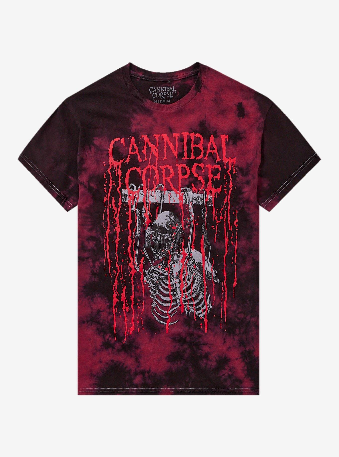 Cannibal Corpse Meat Hooks Cloud Wash T-Shirt | Trending Graphic Tee For Fans