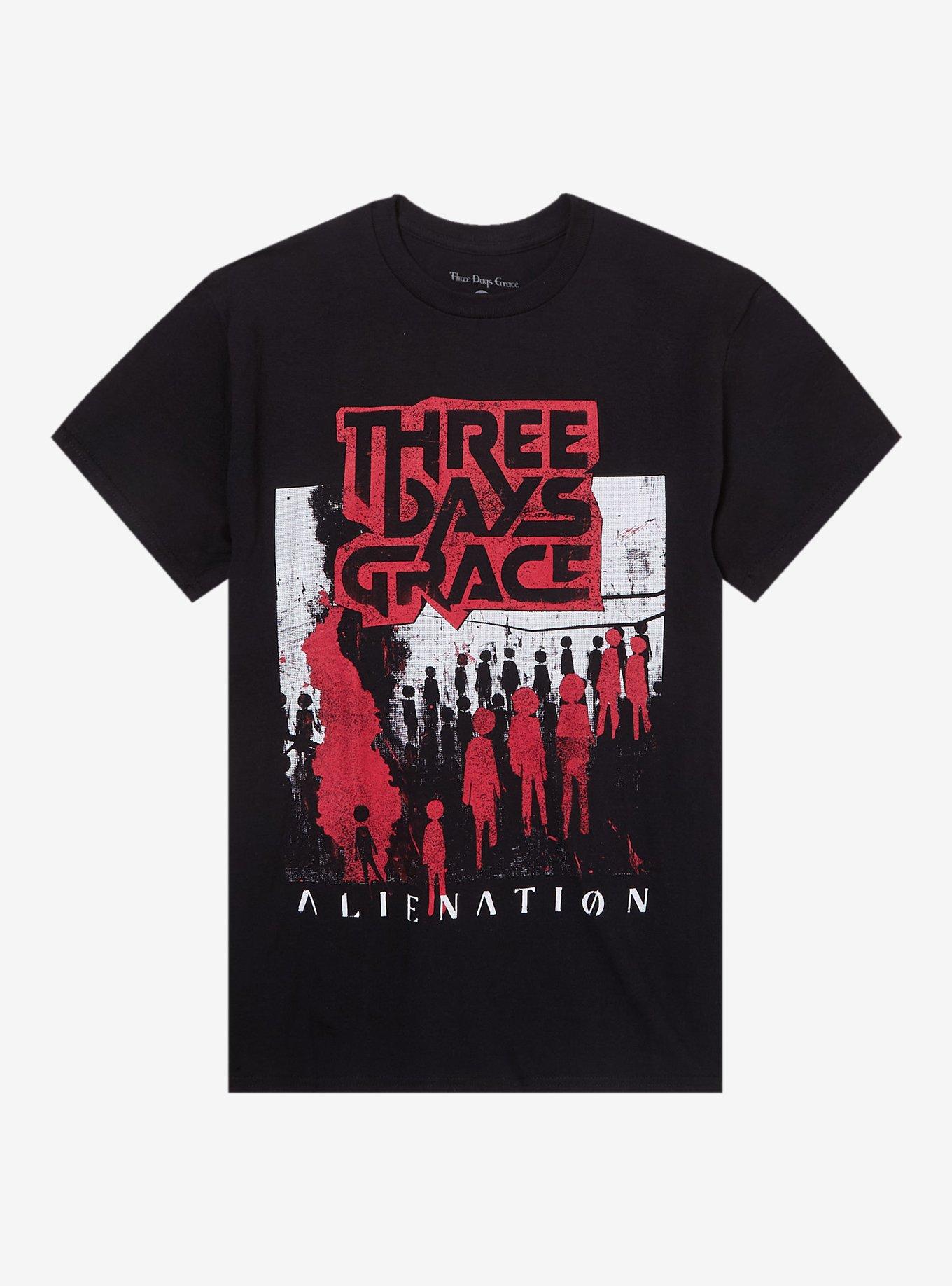 Three Days Grace Alienation Figures T-Shirt | Trending Graphic Tee For Fans