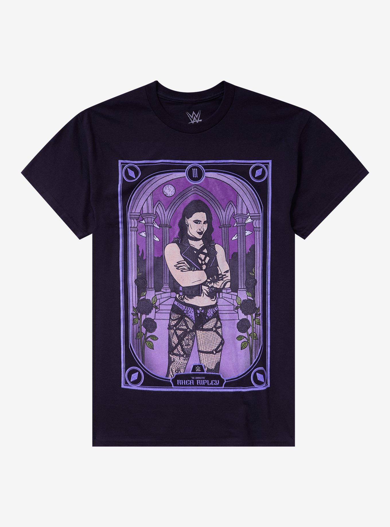 WWE Rhea Ripley Tarot Card By Sketch & Scythe T-Shirt | Trending Graphic Tee For Fans