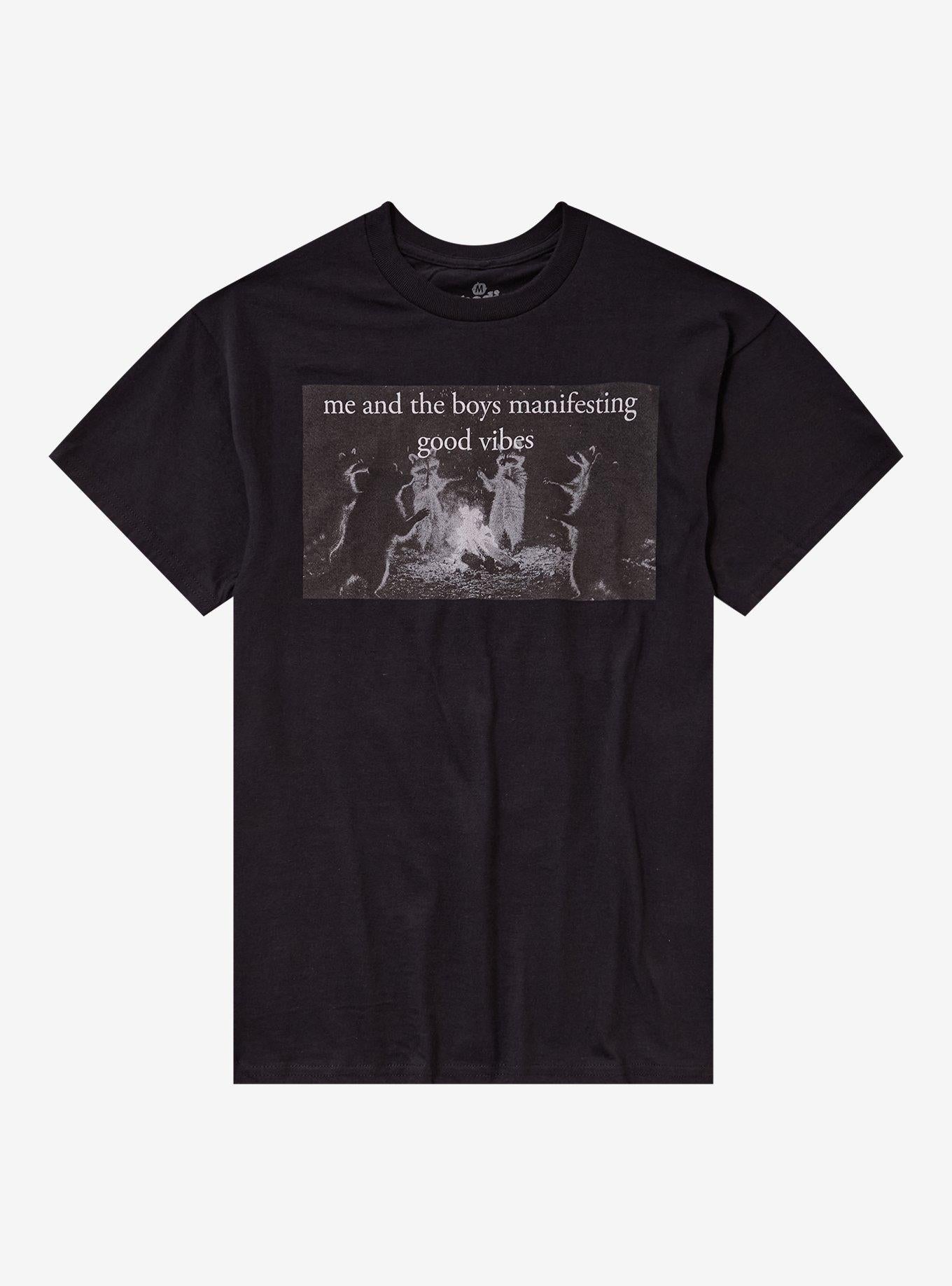 Manifesting Good Vibes By Goodie Two Sleeves T-Shirt | Trending Graphic Tee For Fans