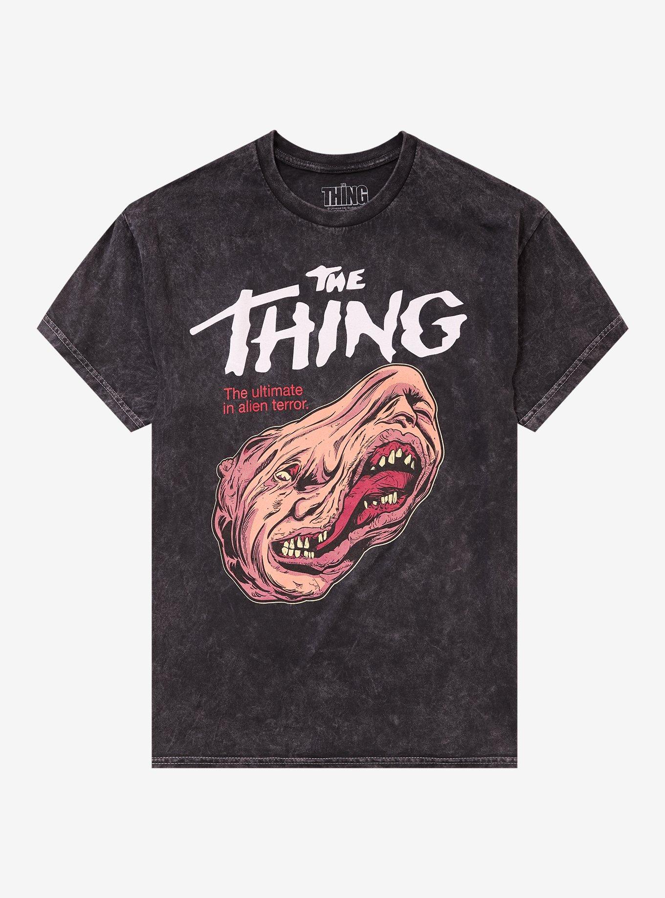 The Thing Ultimate Alien Terror Mineral-Wash T-Shirt | Trending Graphic Tee For Fans