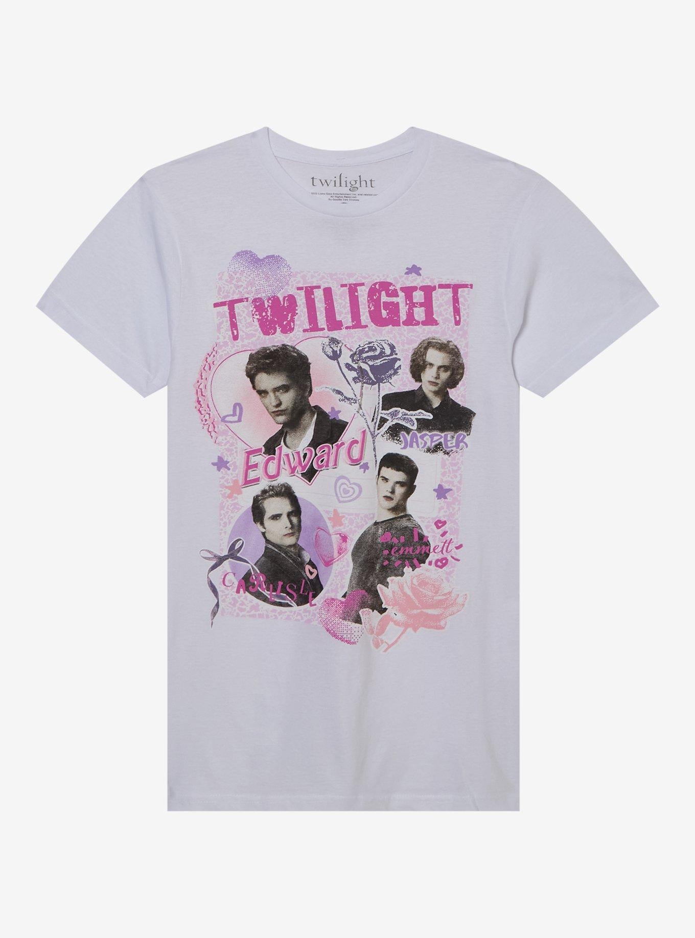 Twilight Heartthrobs Collage T-Shirt | Trending Graphic Tee For Fans