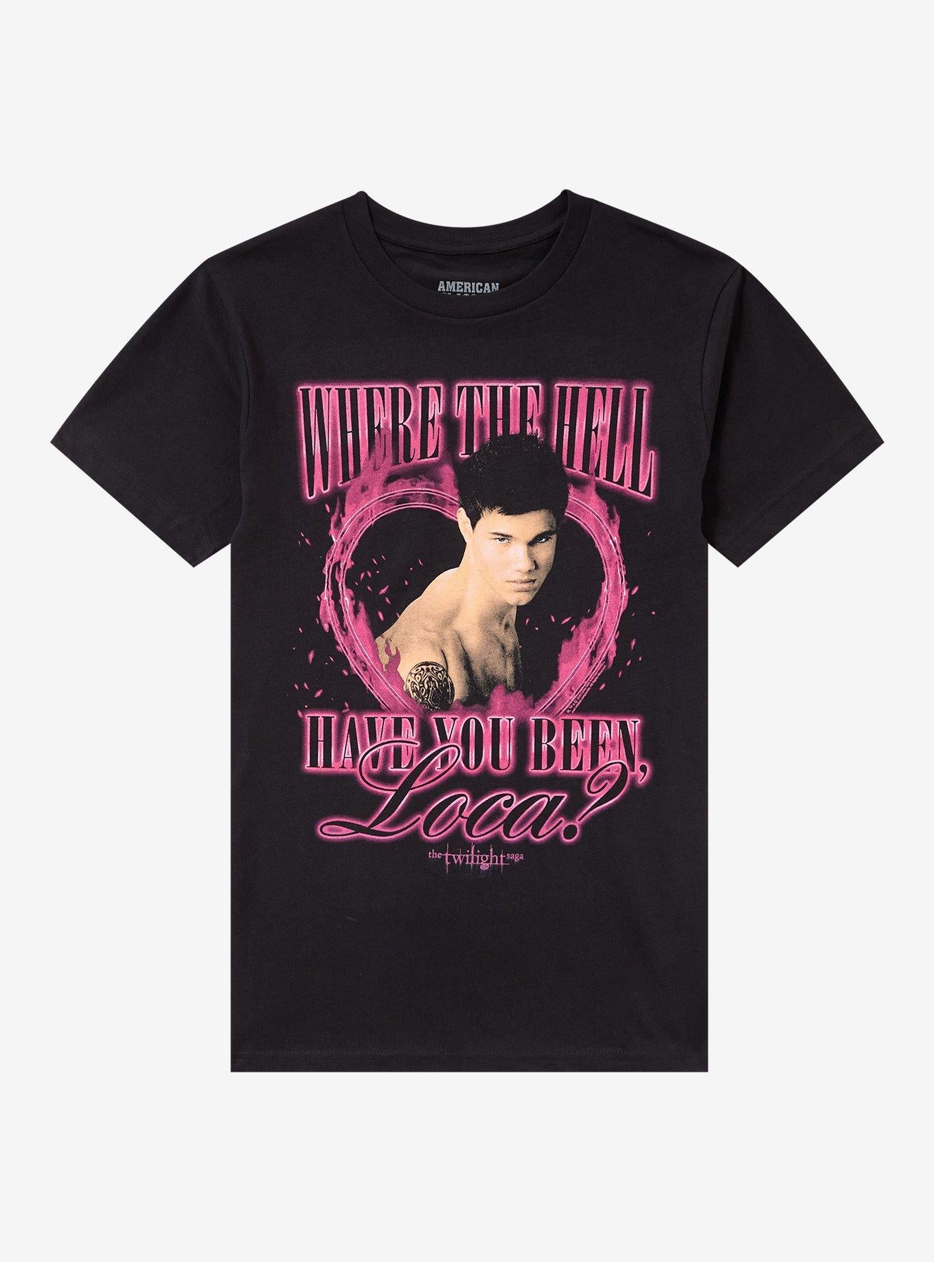 The Twilight Saga Jacob Loca Bold Heart T-Shirt | Trending Graphic Tee For Fans