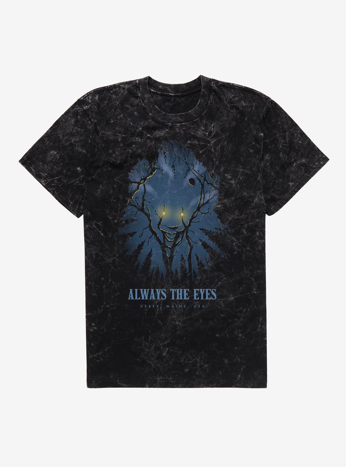 IT Welcome To Derry Always The Eyes Mineral Wash T-Shirt | Trending Graphic Tee For Fans