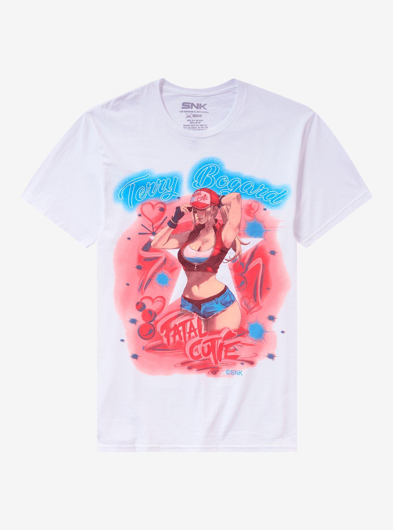 SNK Heroines Tag Team Frenzy Genderbent Terry Bogard T-Shirt | Trending Graphic Tee For Fans