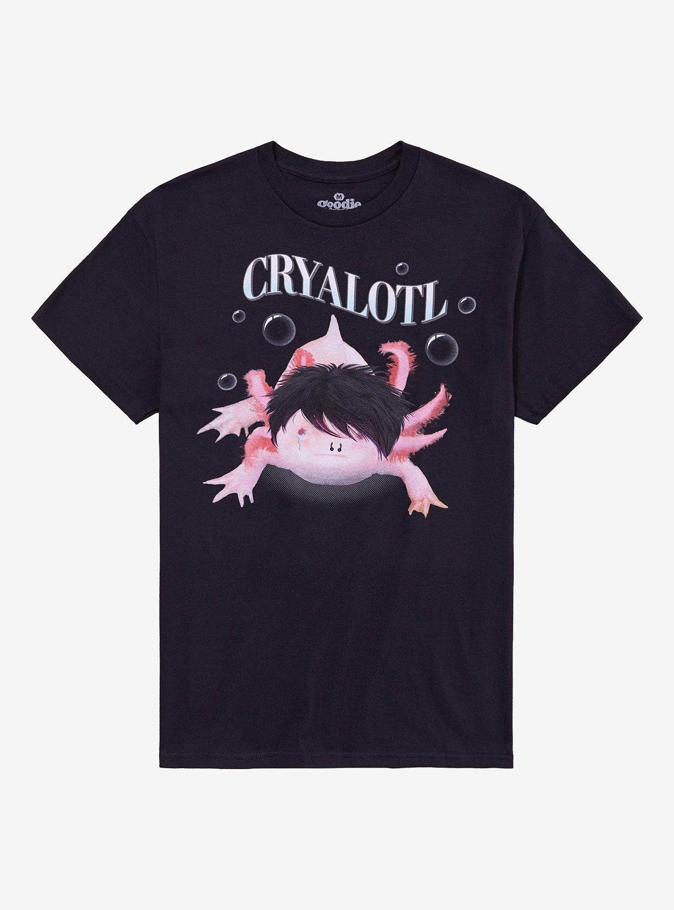 Emo Axolotl By Goodie Two Sleeves T-Shirt | Trending Graphic Tee For Fans