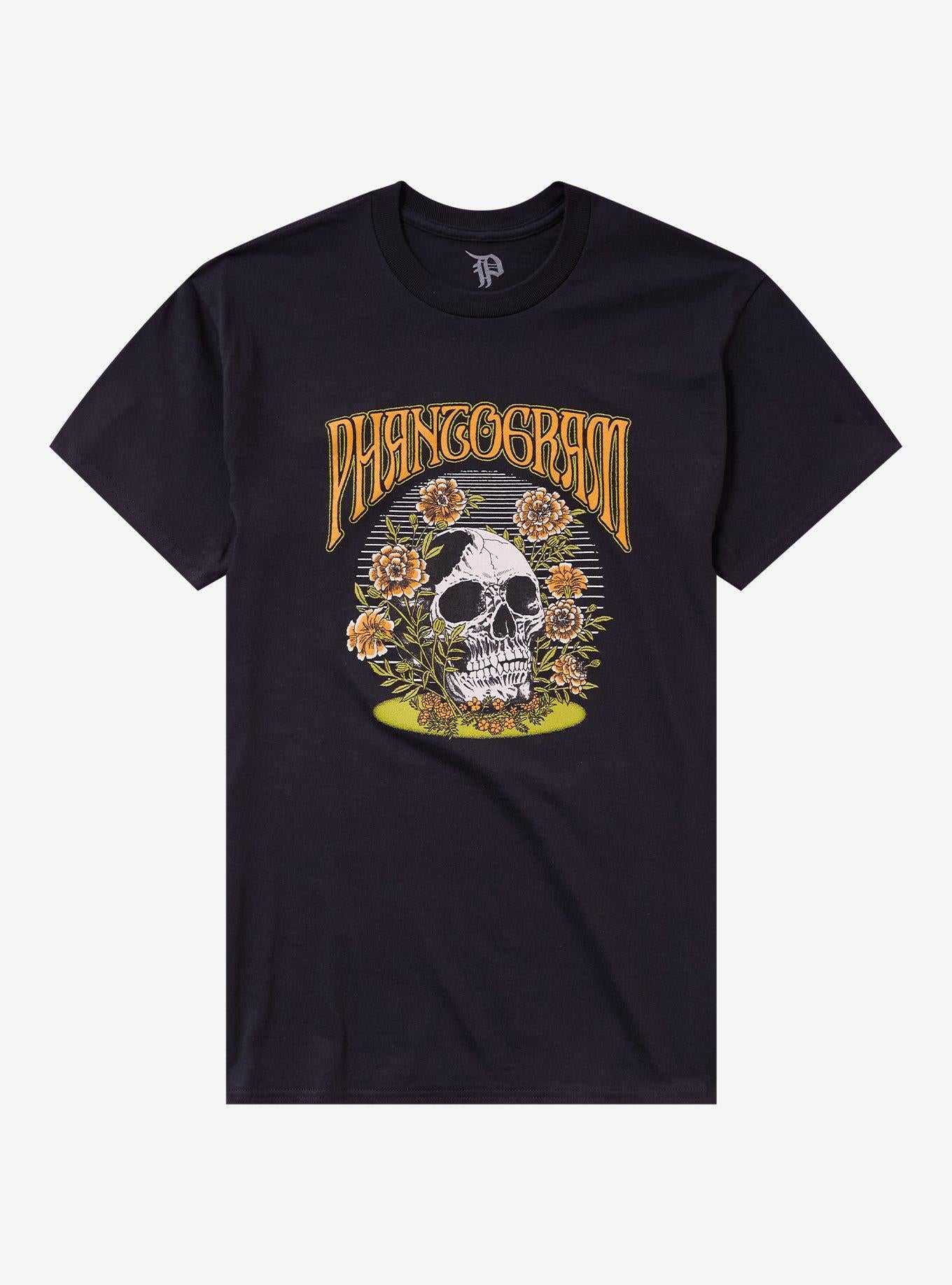 Phantogram Floral Skull T-Shirt | Trending Graphic Tee For Fans