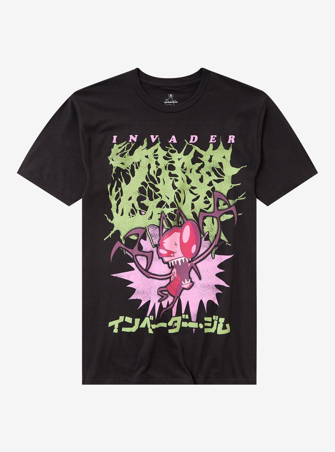 Invader Zim Metal Font T-Shirt | Trending Graphic Tee For Fans