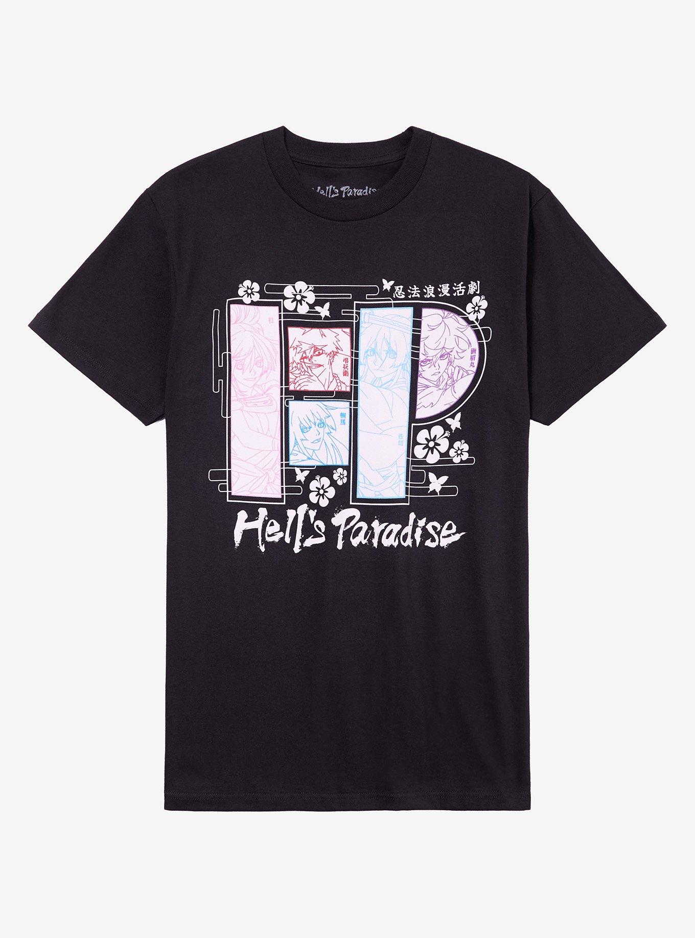 Hell's Paradise Outline Panel T-Shirt | Trending Graphic Tee For Fans