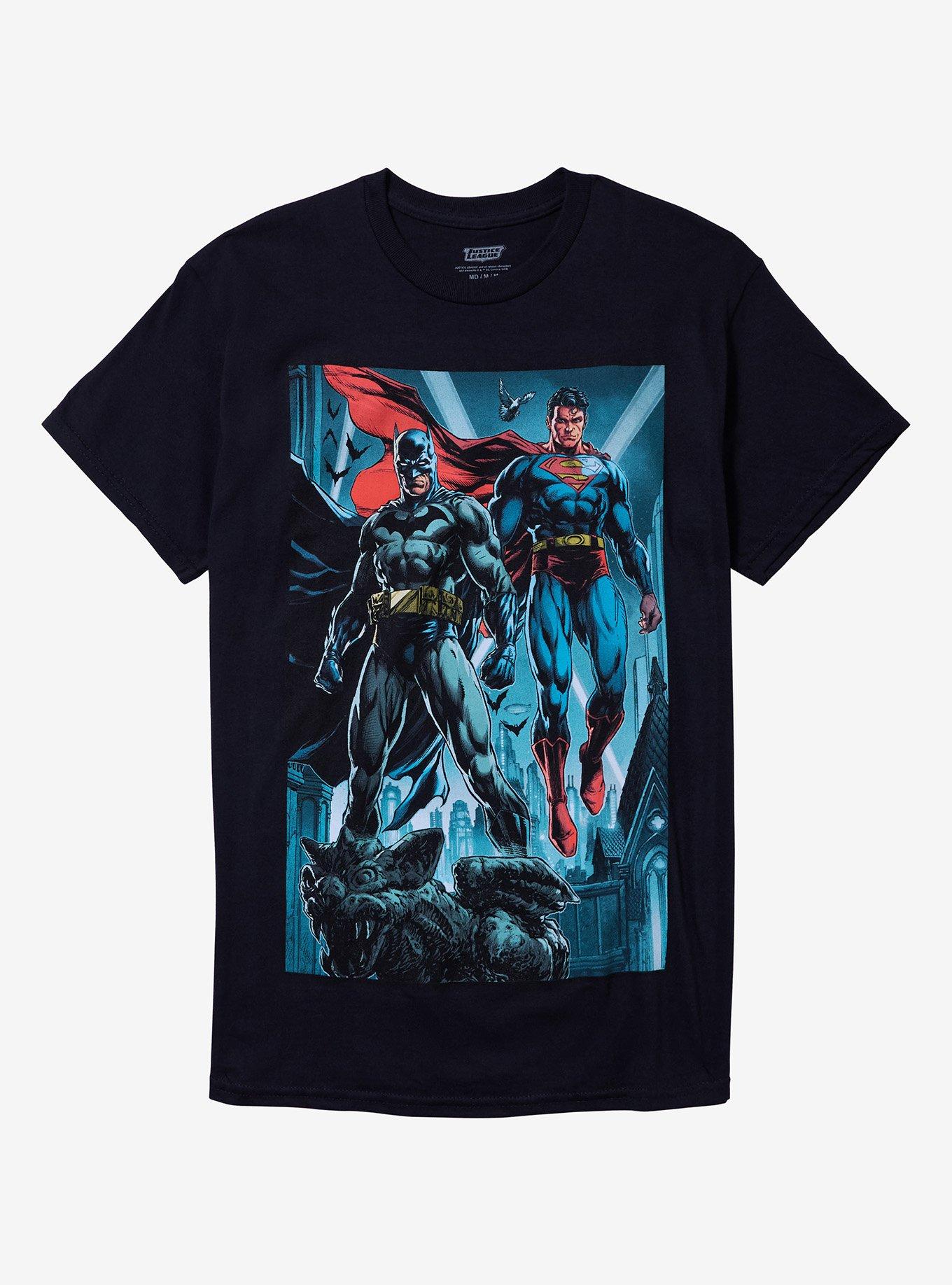 DC Comics Justice League Batman & Superman T-Shirt | Trending Graphic Tee For Fans