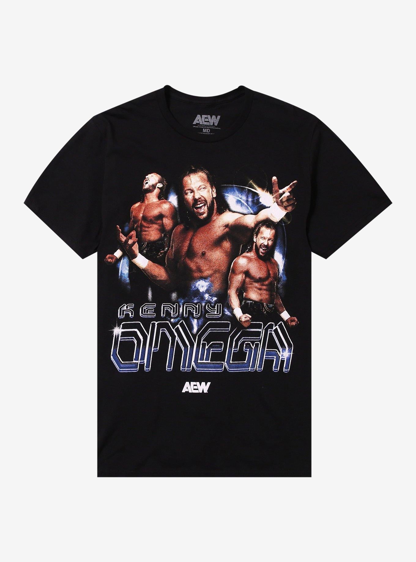 All Elite Wrestling Kenny Omega Collage T-Shirt | Trending Graphic Tee For Fans