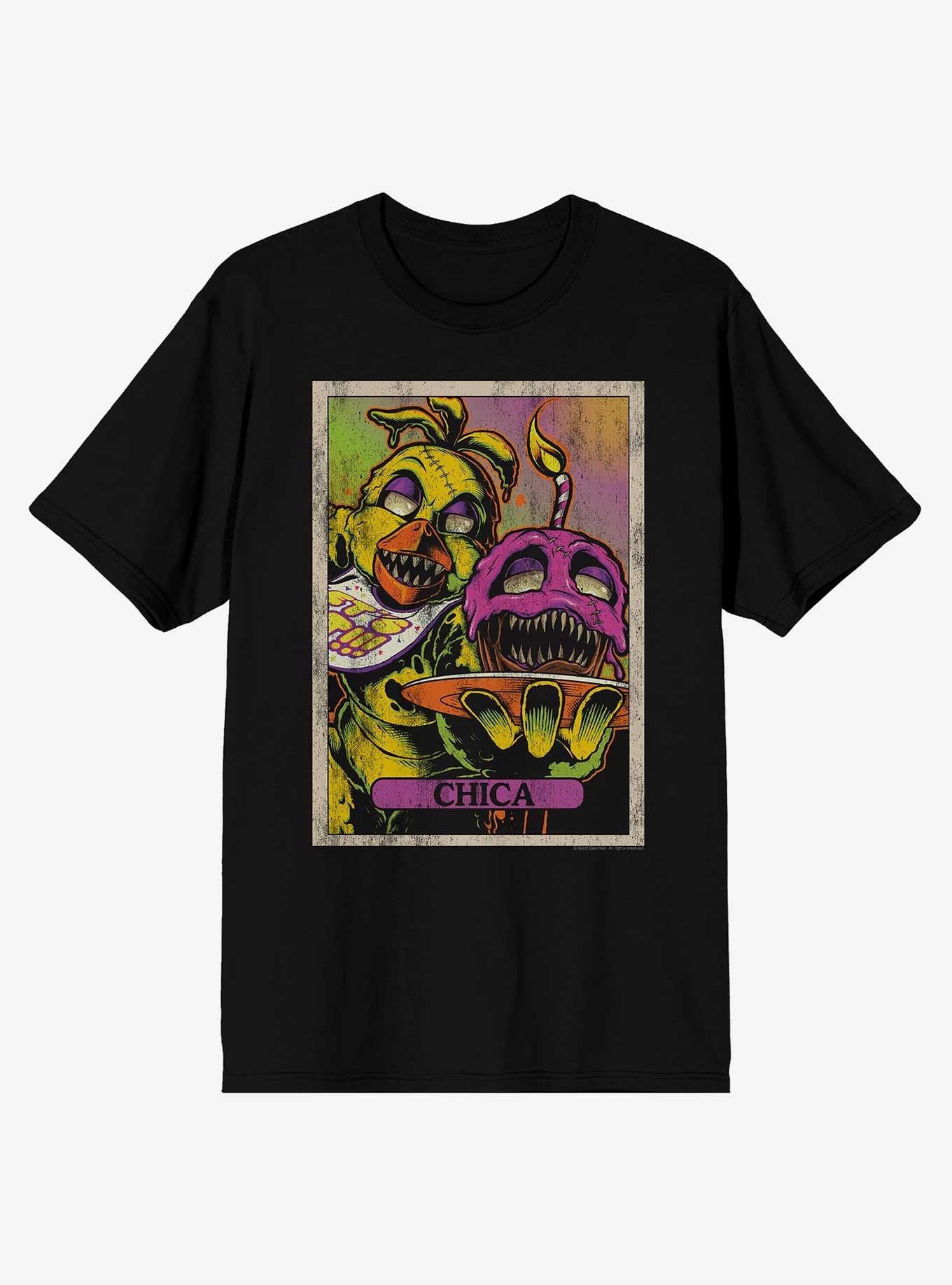 Five Nights At Freddy's Chica Portrait T-Shirt | Trending Graphic Tee For Fans