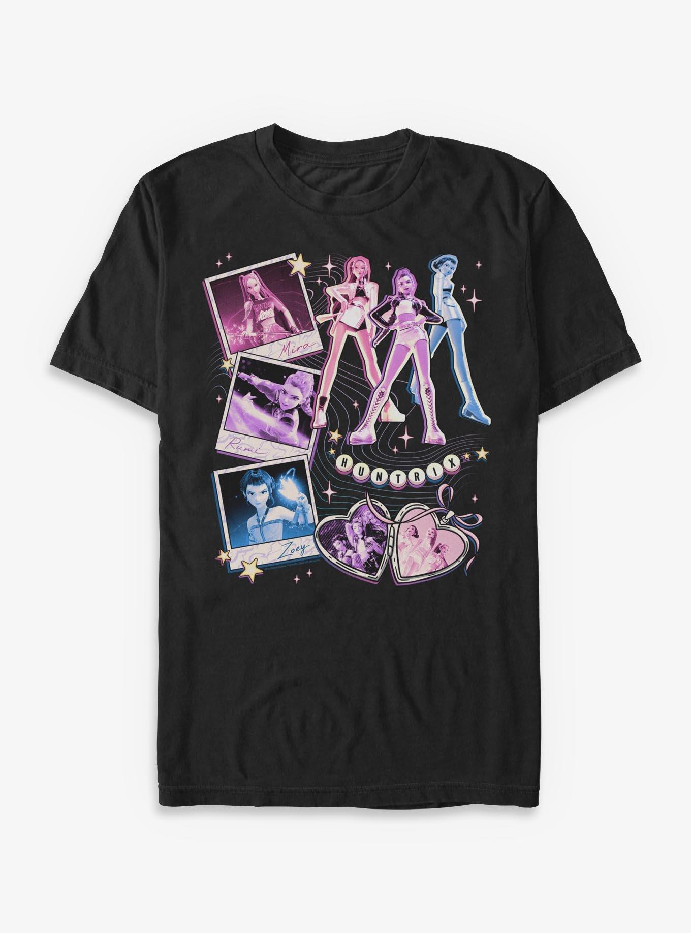 KPop Demon Hunters Huntrix Collage T-Shirt | Trending Graphic Tee For Fans
