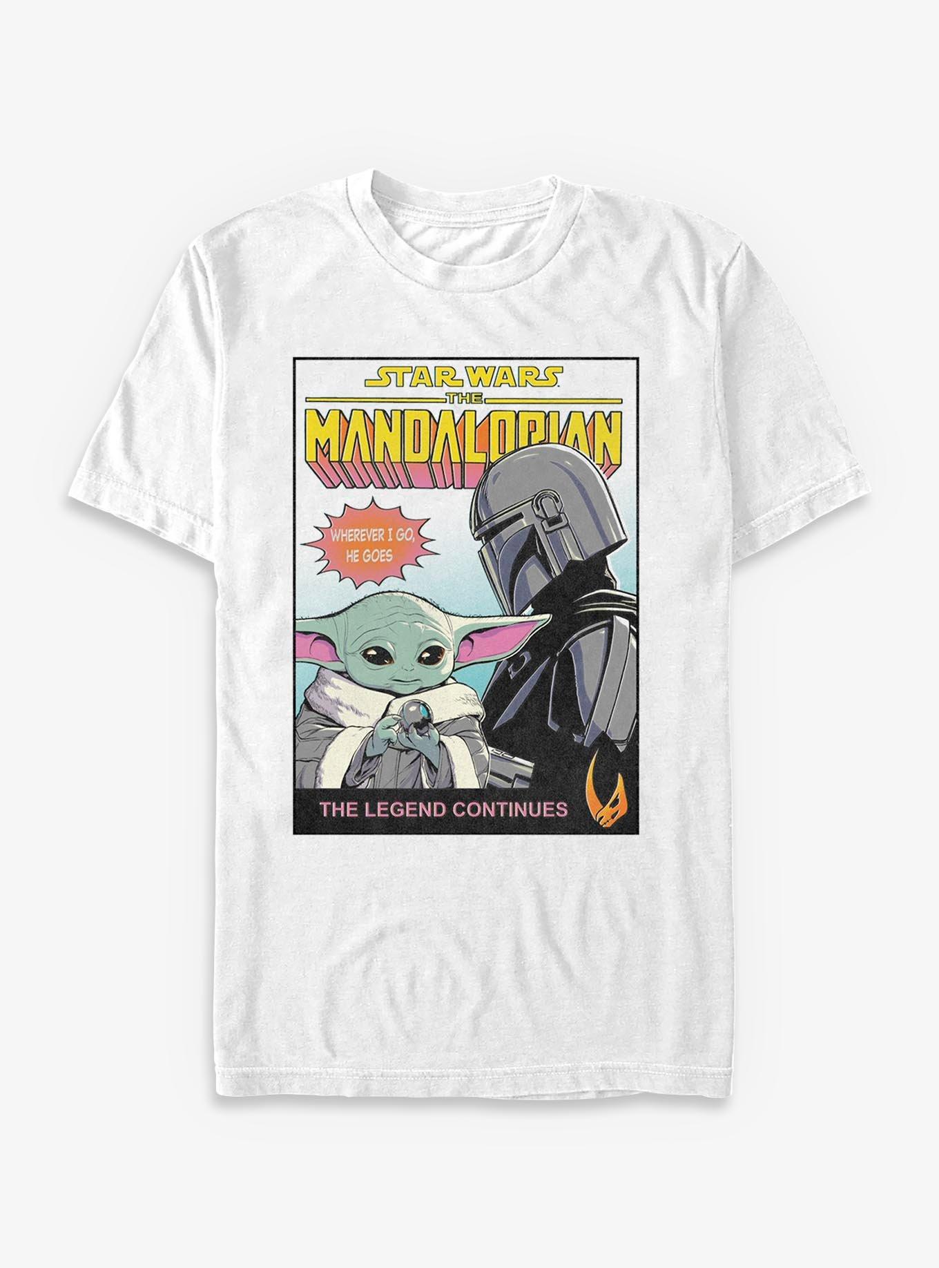 Star Wars The Mandalorian The Legend Continues T-Shirt | Trending Graphic Tee For Fans