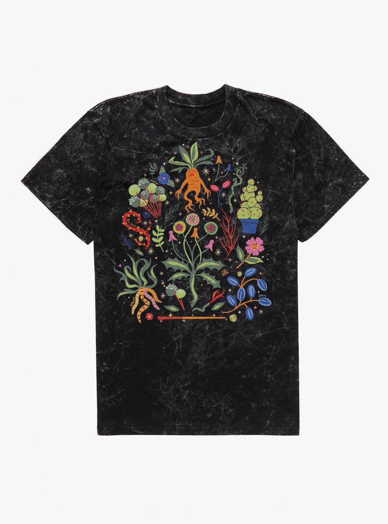 Harry Potter Herbology Icons T-Shirt | Trending Graphic Tee For Fans