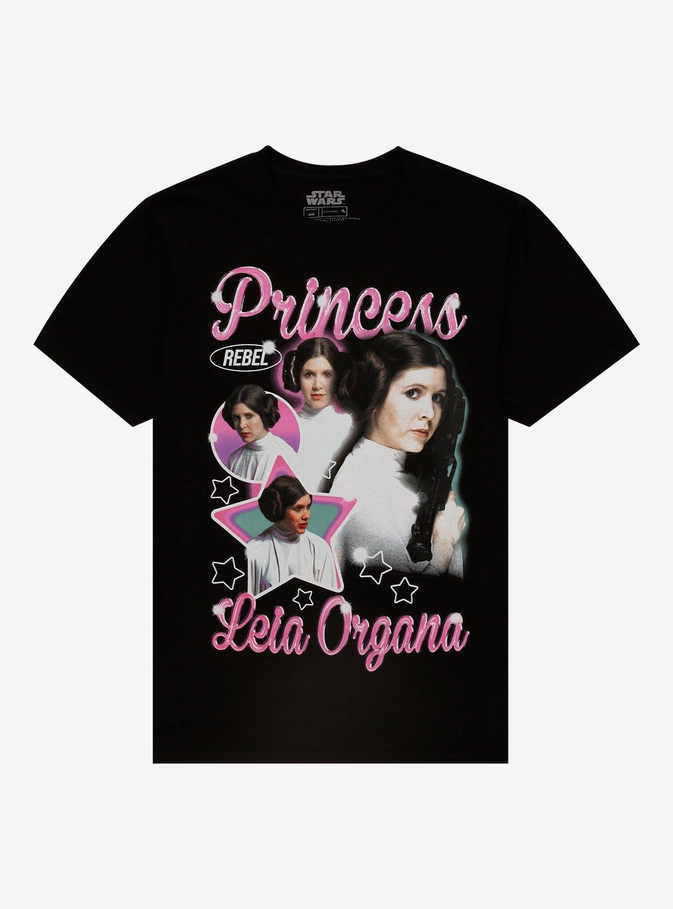 Star Wars Princess Leia Photo Collage T-Shirt | Trending Graphic Tee For Fans