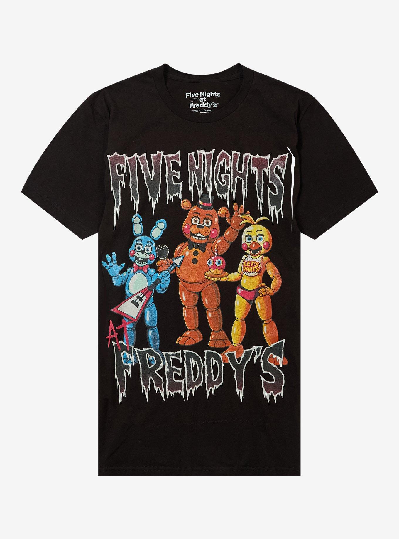 Five Nights At Freddy's Trio T-Shirt | Trending Graphic Tee For Fans
