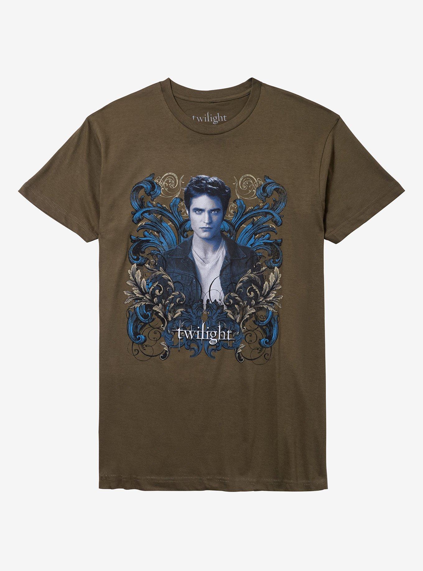 Twilight Edward Tonal Filigree T-Shirt | Trending Graphic Tee For Fans
